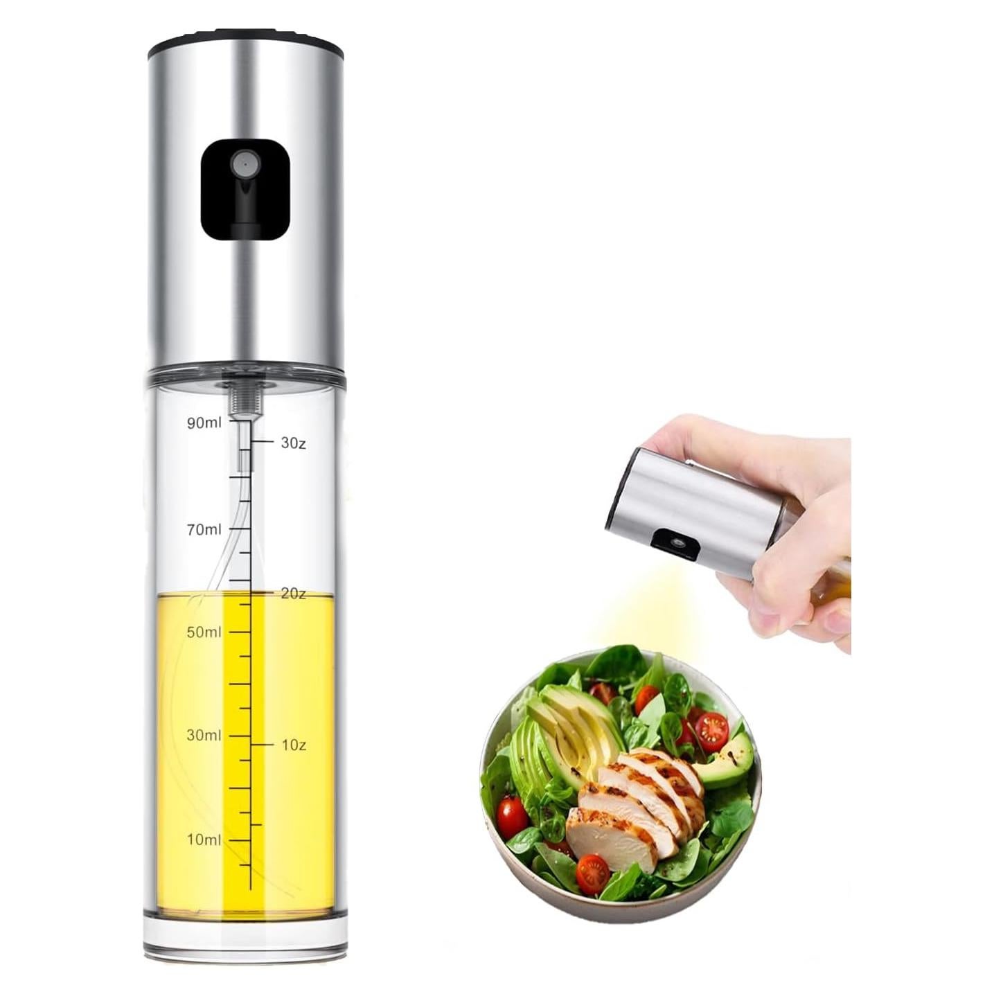 Rociador de Aceite PCBEAR 100ml Acero Inoxidable para Cocina