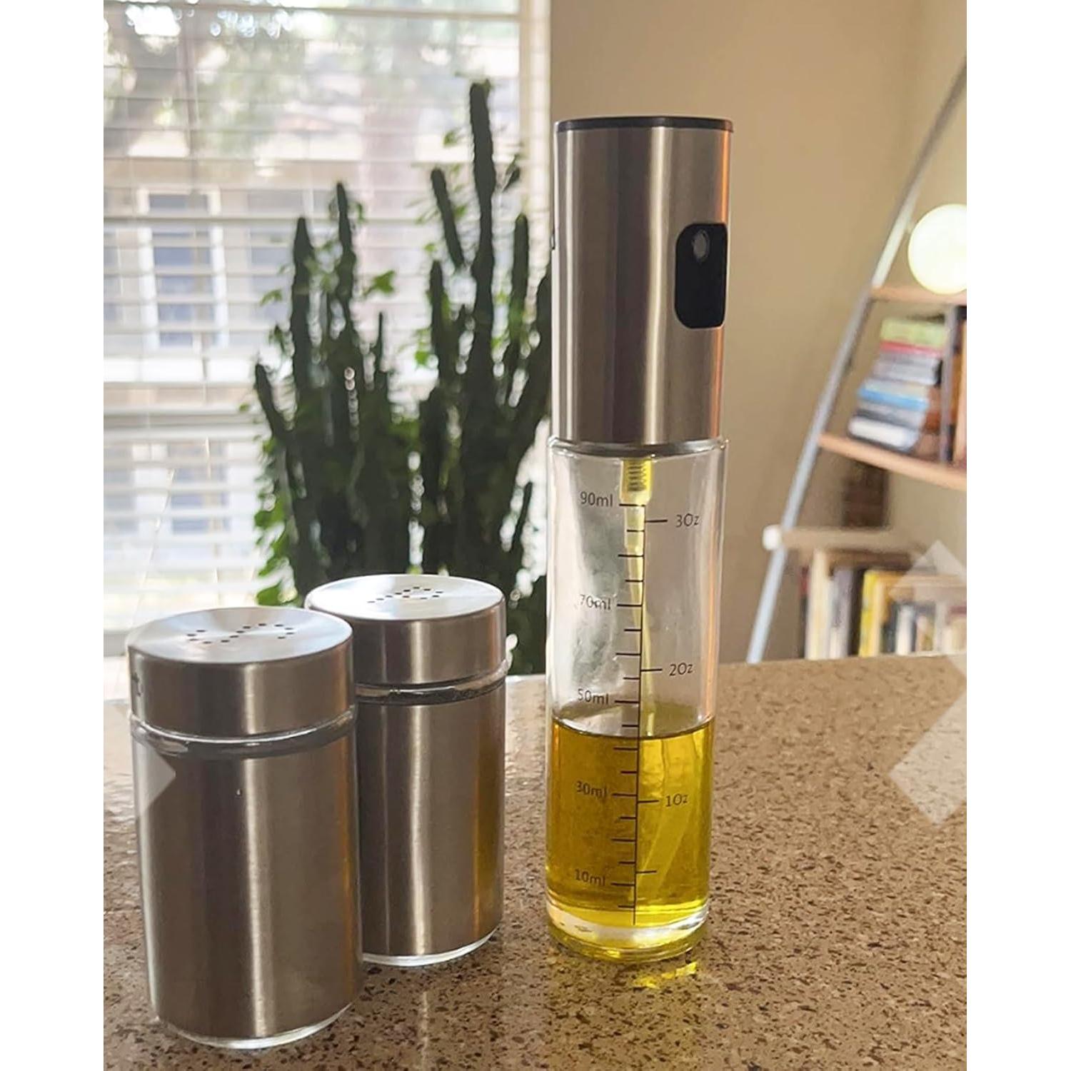 Rociador de Aceite PCBEAR 100ml Acero Inoxidable para Cocina