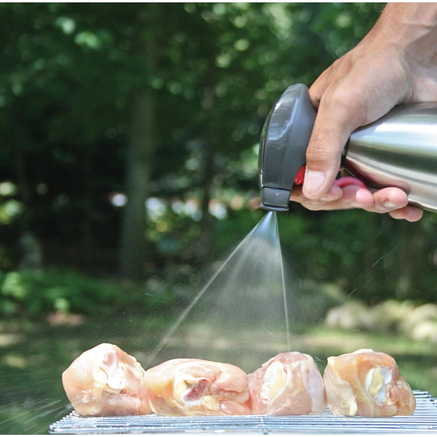 Rociador de Aceite Evo Oil Sprayer Acero Inoxidable 473 ml