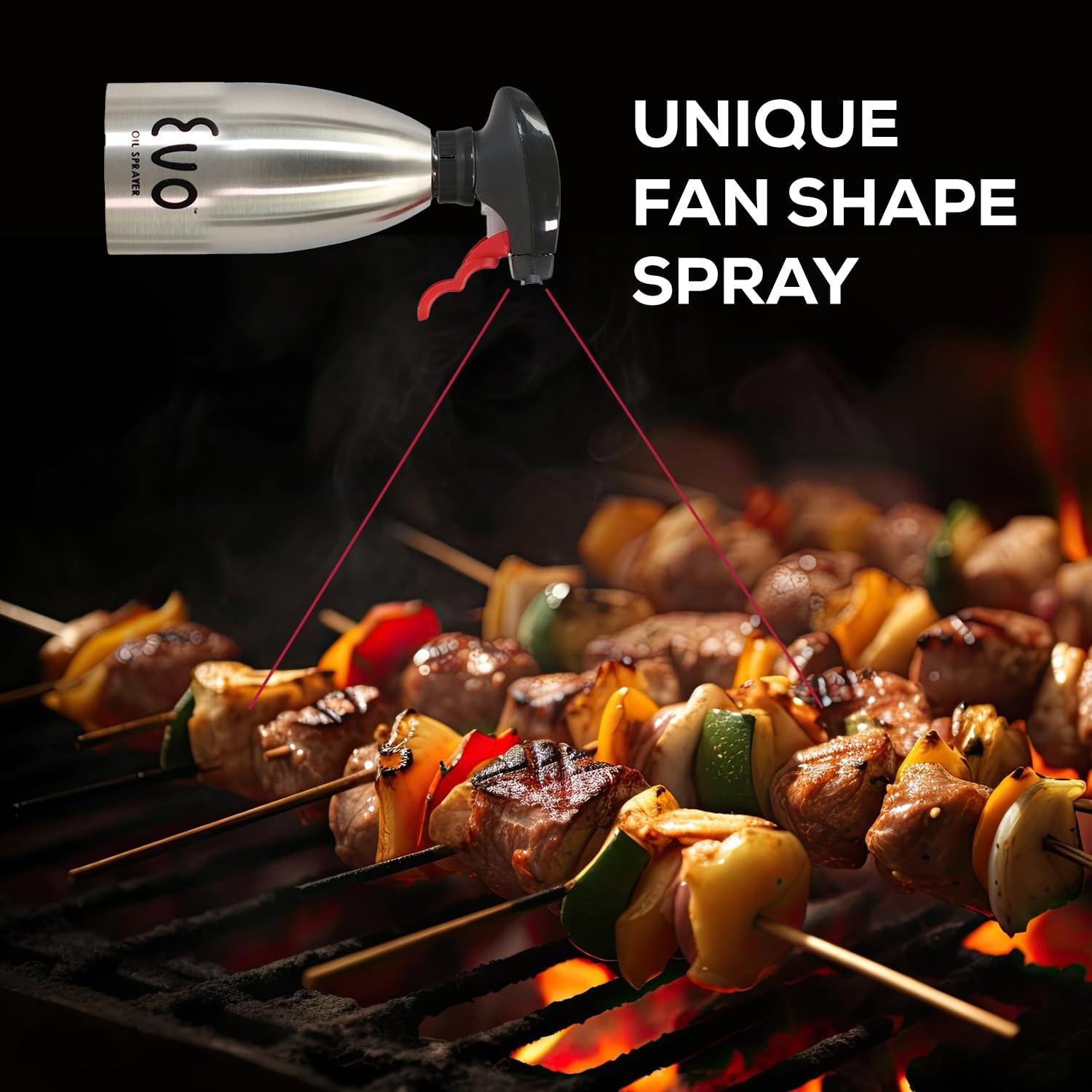 Rociador de Aceite Evo Oil Sprayer Acero Inoxidable 473 ml