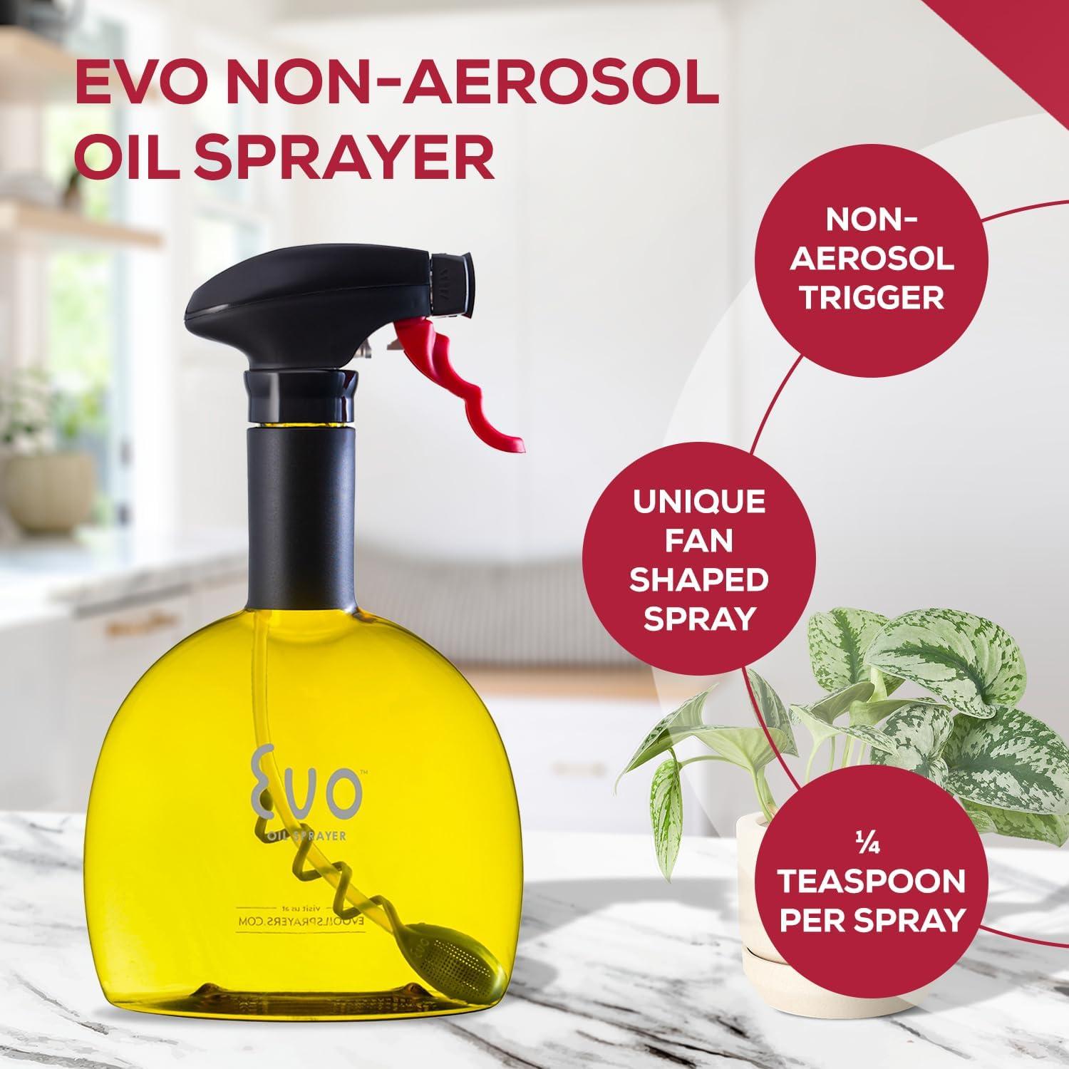 Botella Spray de Aceite Evo 532 ml No Aerosol Amarillo