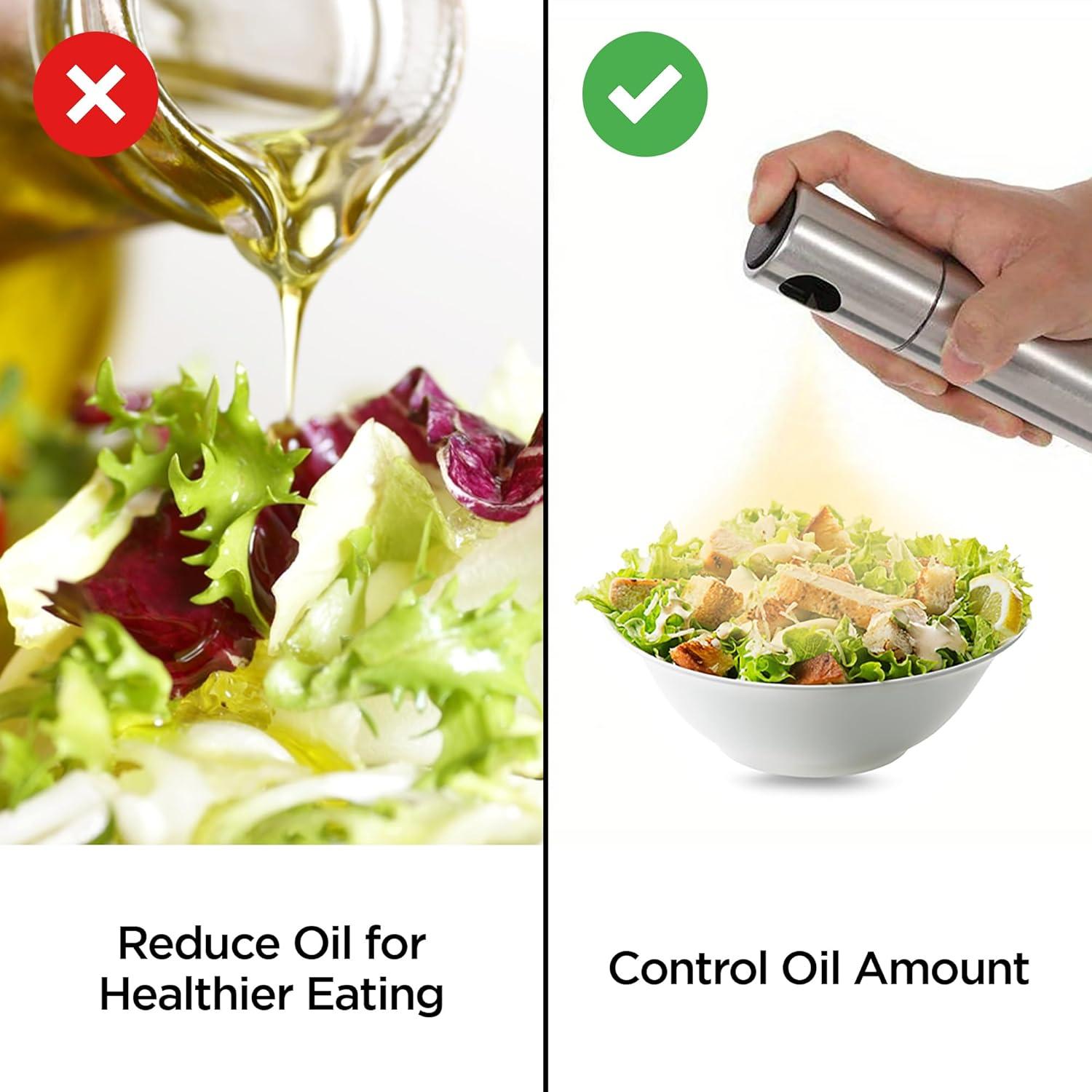 Rociador de Aceite de Oliva Fox Run 100 ml Acero Inoxidable