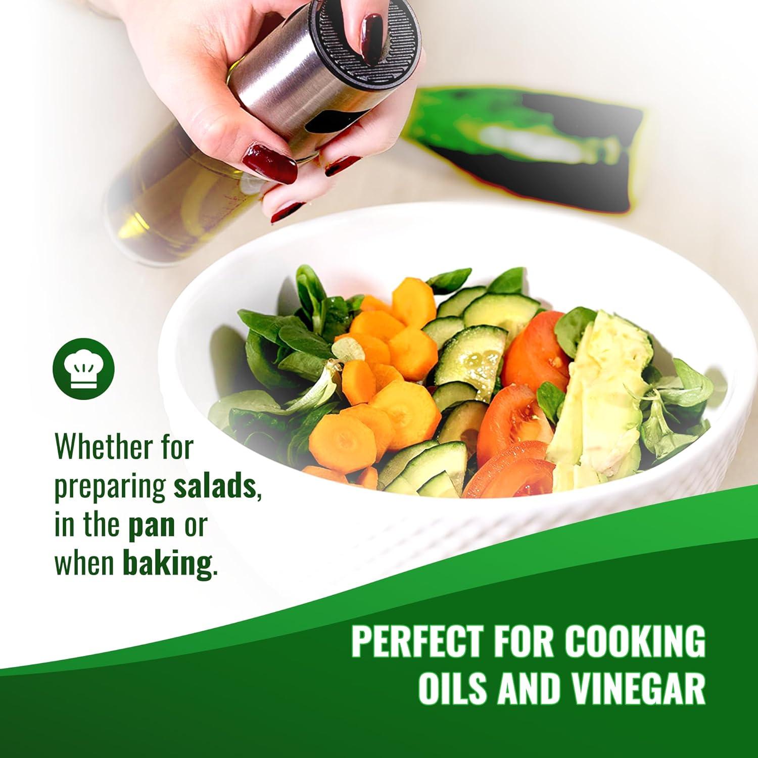 Rociador de Aceite GREEN WISE 100 ml Acero Inoxidable