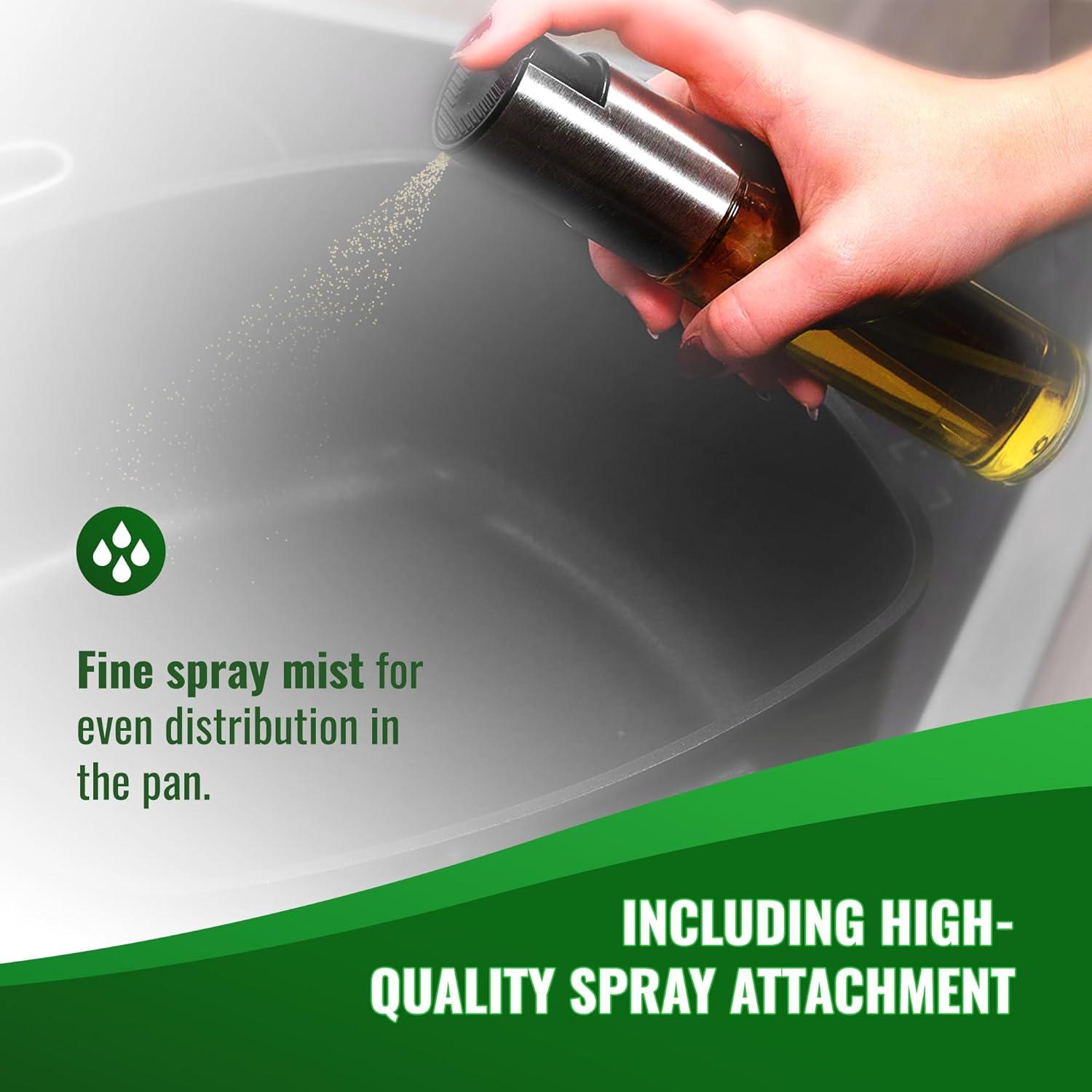 Rociador de Aceite GREEN WISE 100 ml Acero Inoxidable