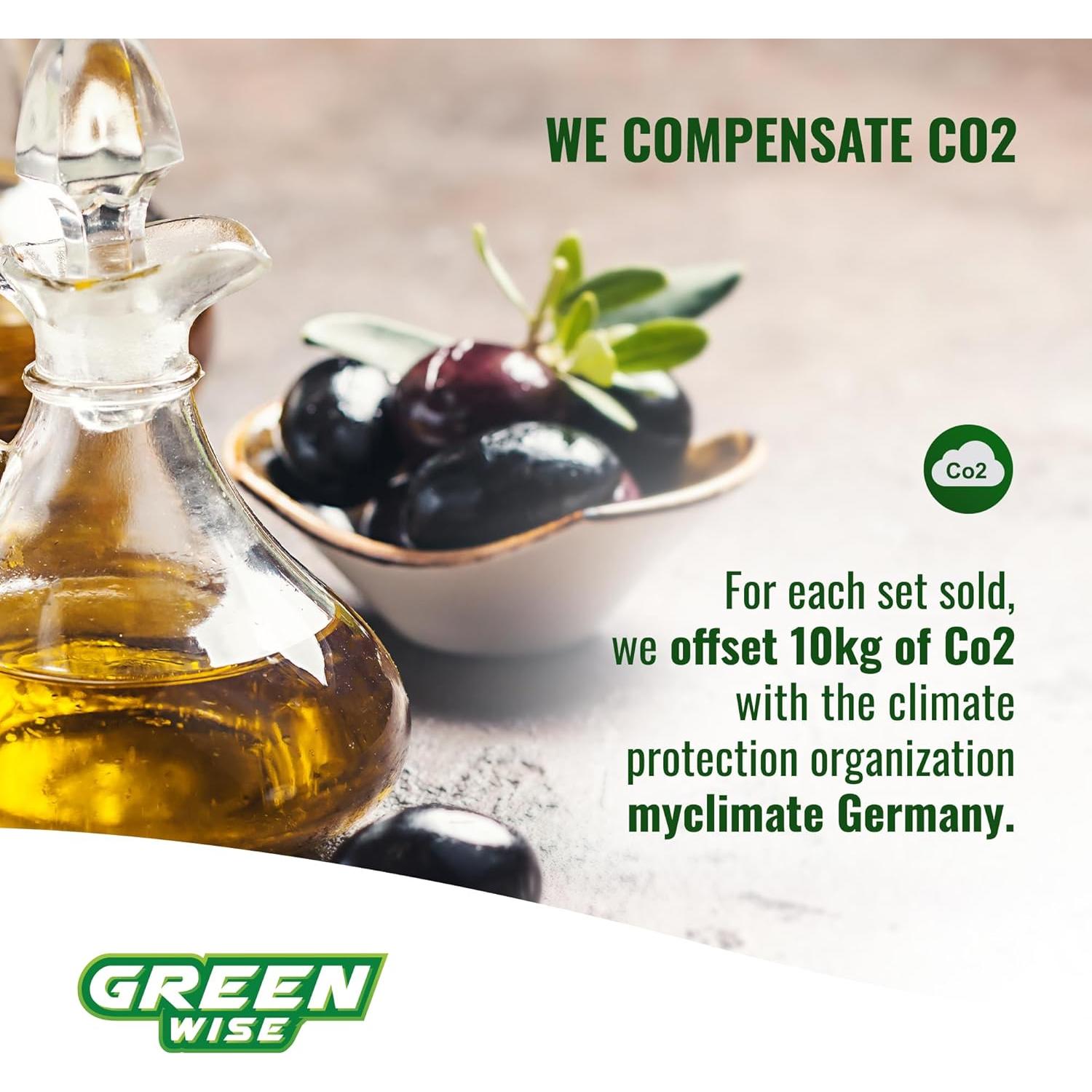 Rociador de Aceite GREEN WISE 100 ml Acero Inoxidable