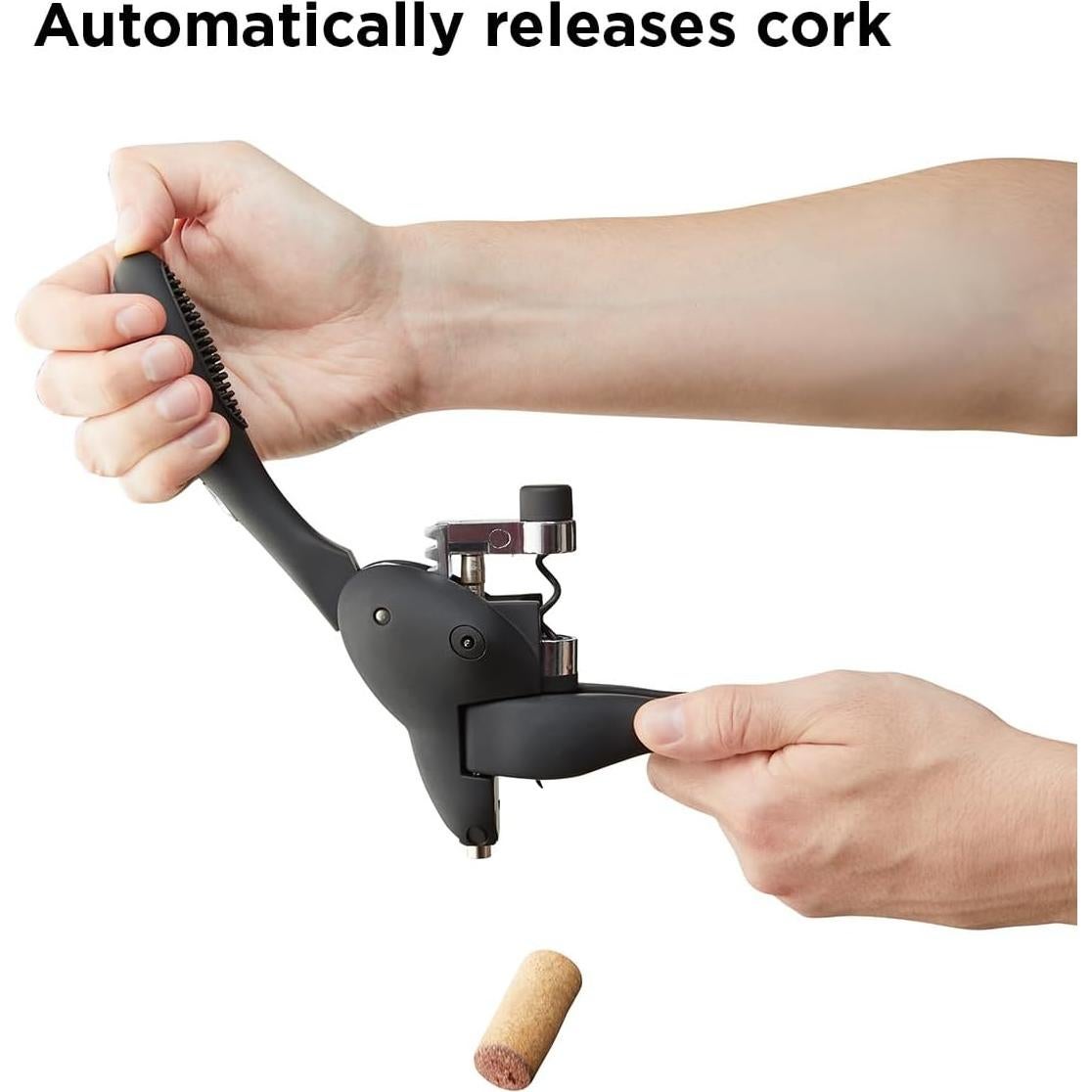 Kit de herramientas para vino Rabbit 6 piezas negro