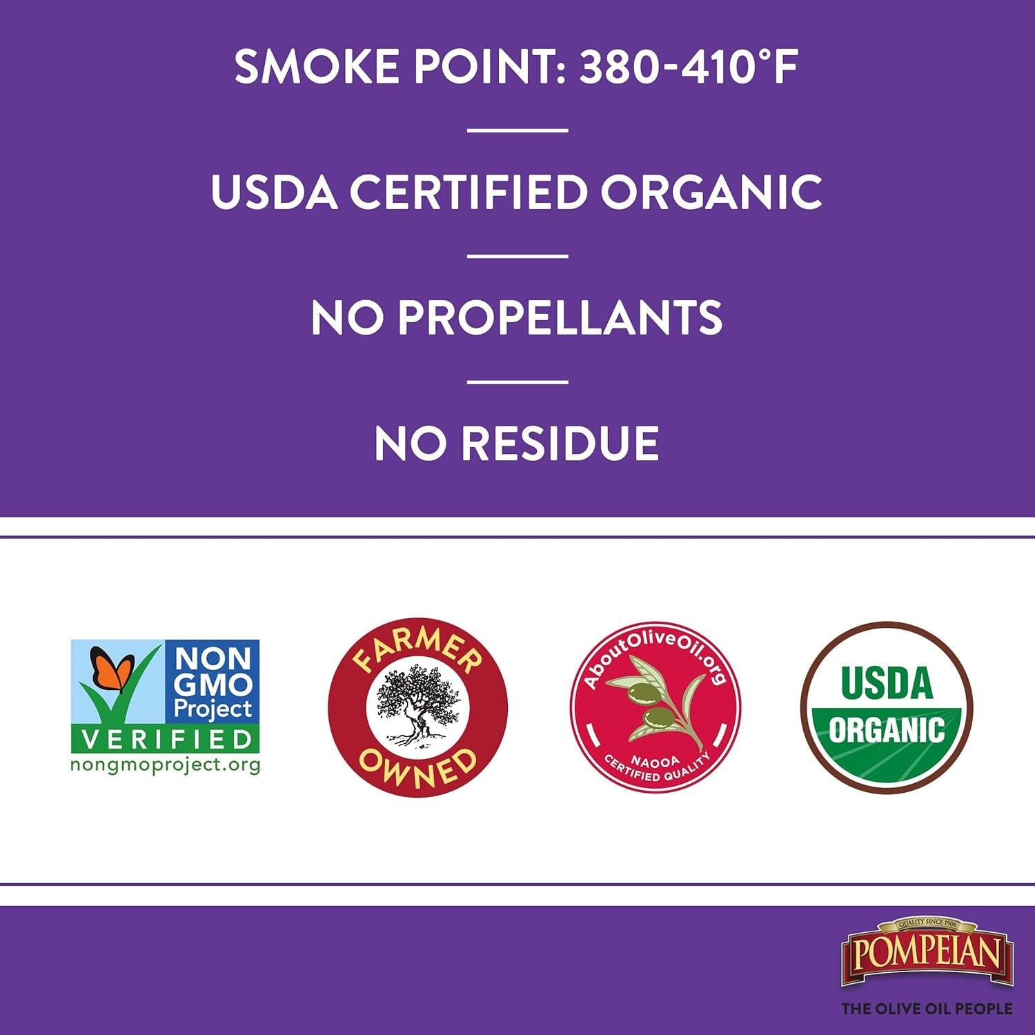 Aceite de Oliva Virgen Extra Orgánico Pompeian 150 ml