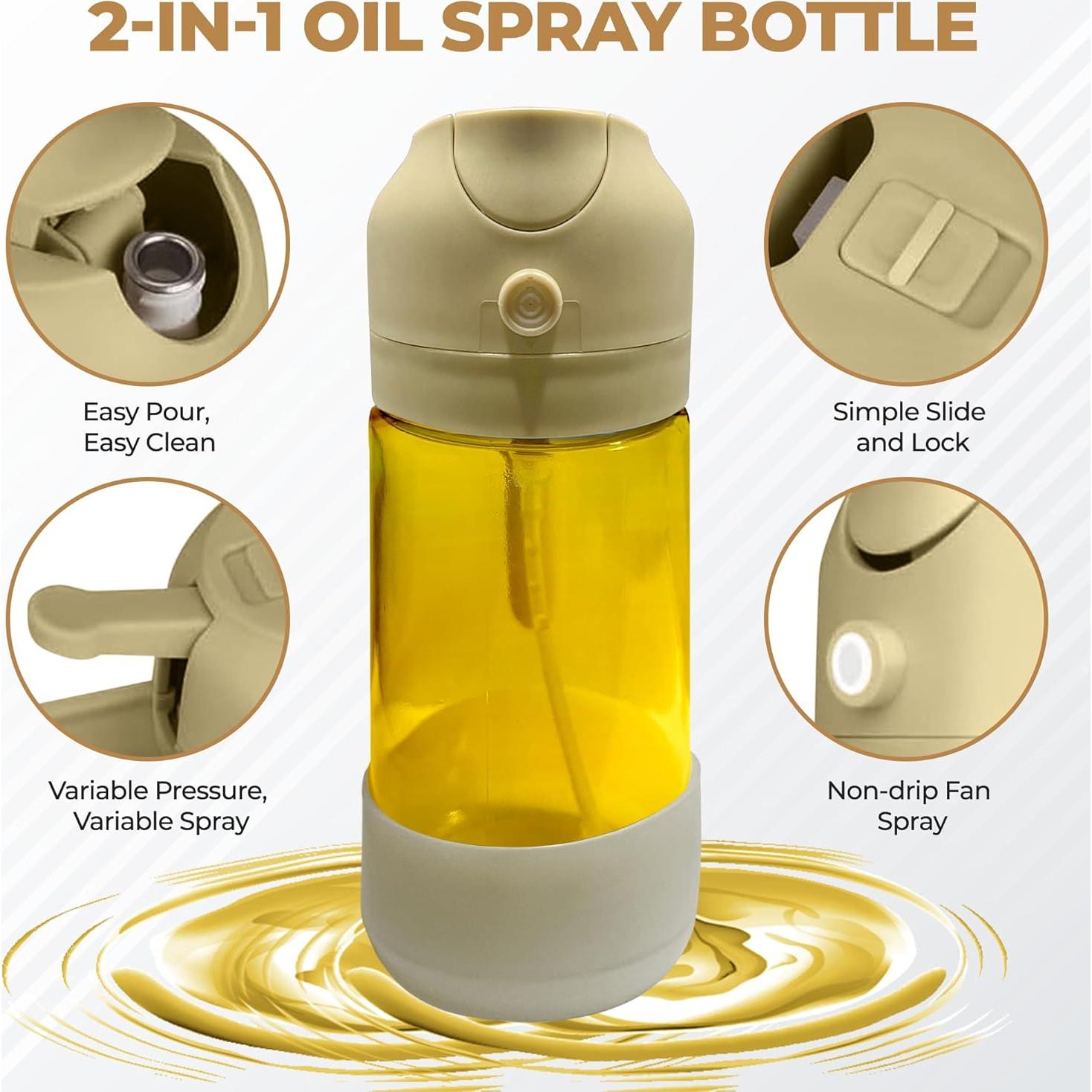 Botella Spray Aceite de Oliva MBO 470ml Vidrio Silicona