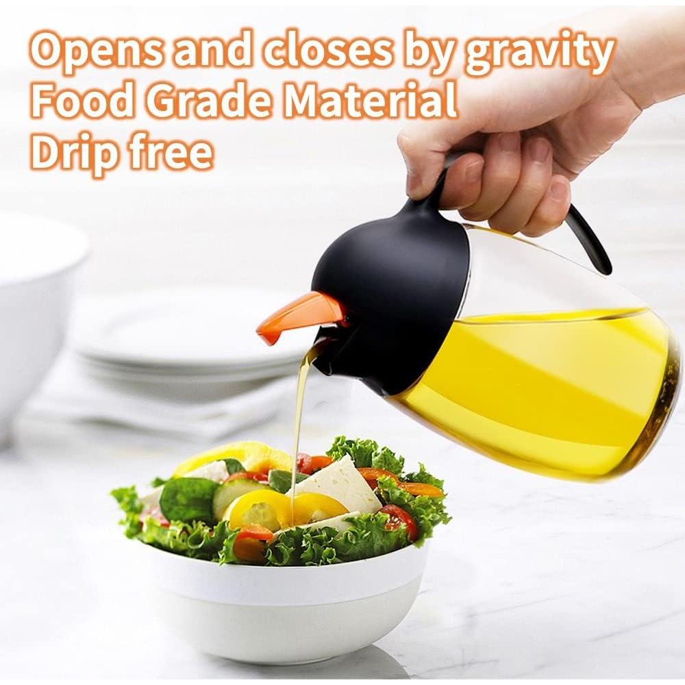 Botella dispensadora de aceite de oliva MJDFS 620ml amarilla