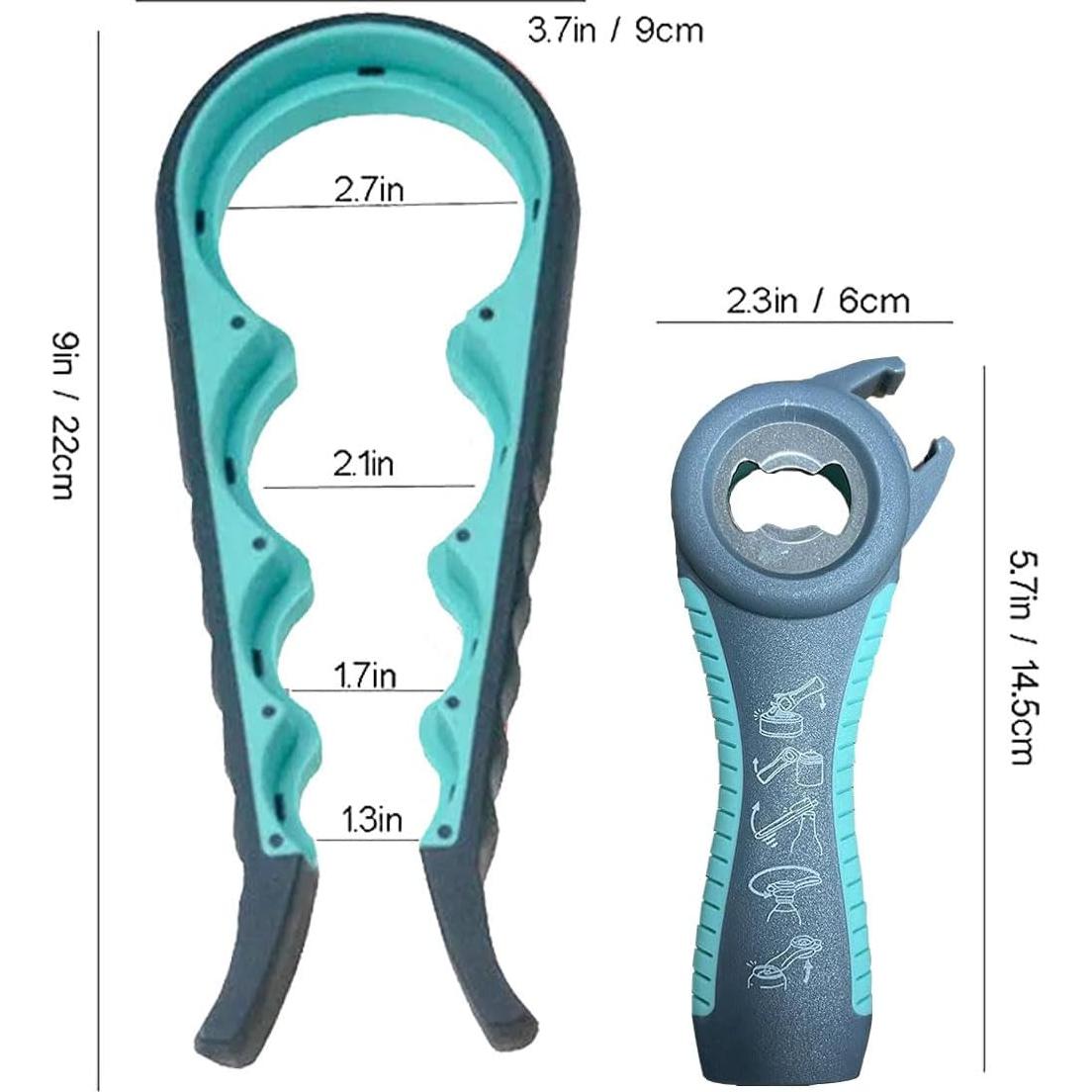 Abrebotellas 5 en 1 GZLT para Artritis - Azul