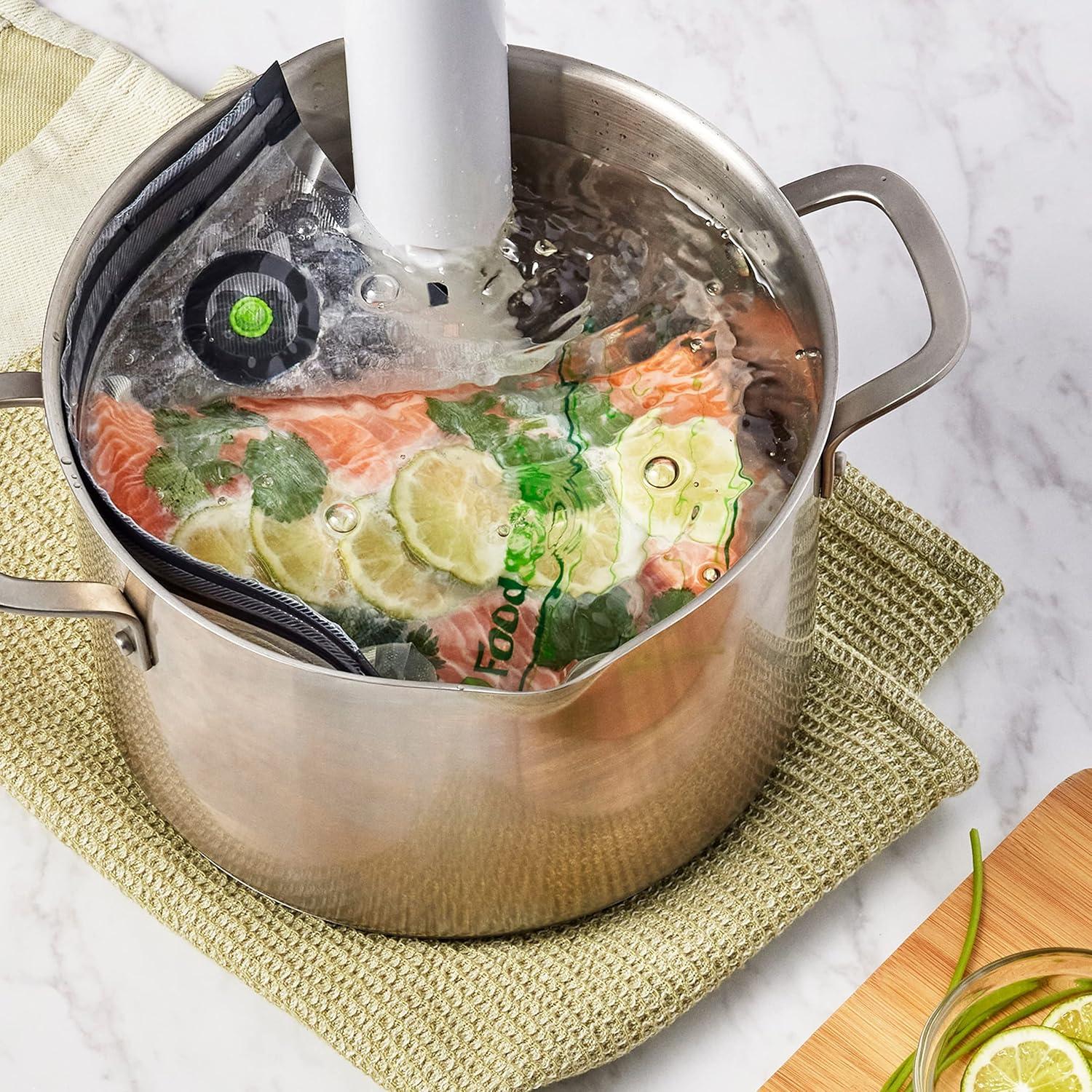 Bolsas Reutilizables FoodSaver de 1 Litro para Sellado al Vacío