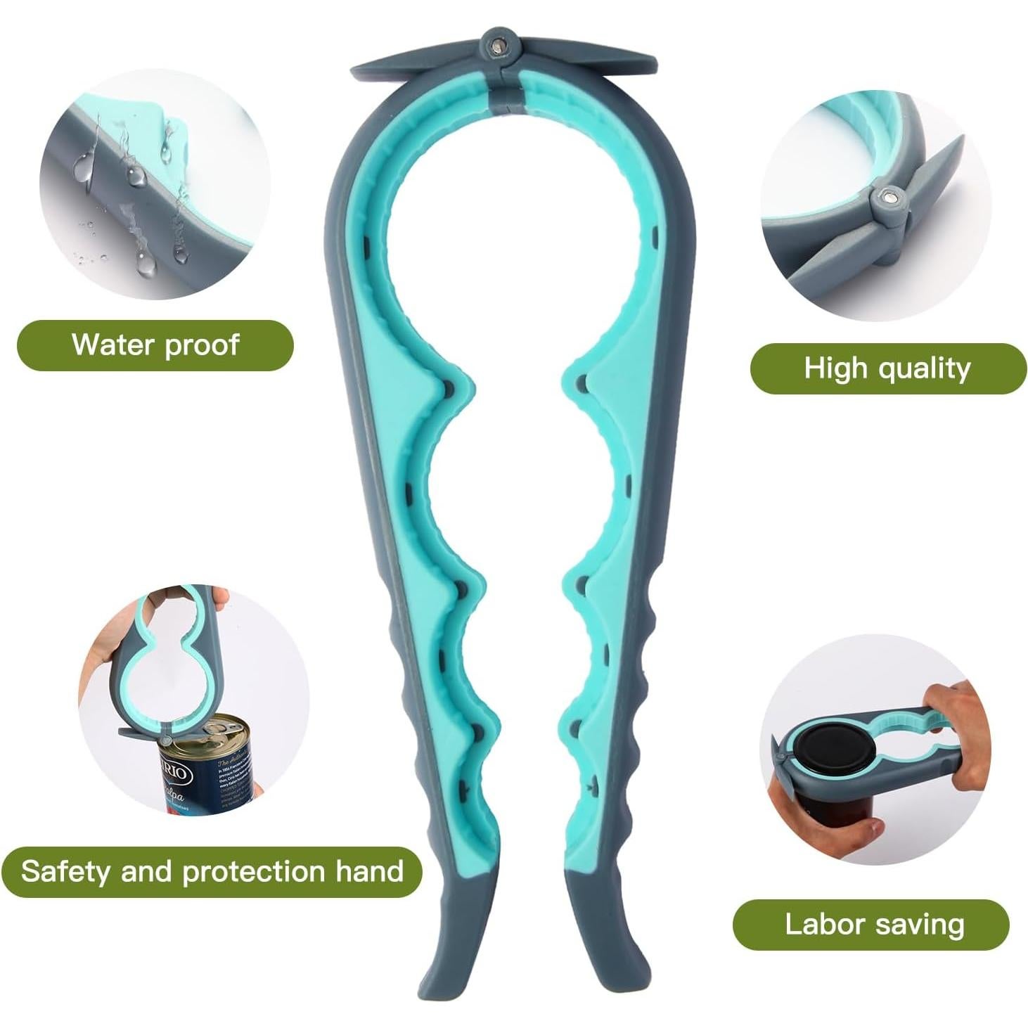 Abridor de frascos manual Wolnivi para manos débiles 22x8.8 cm