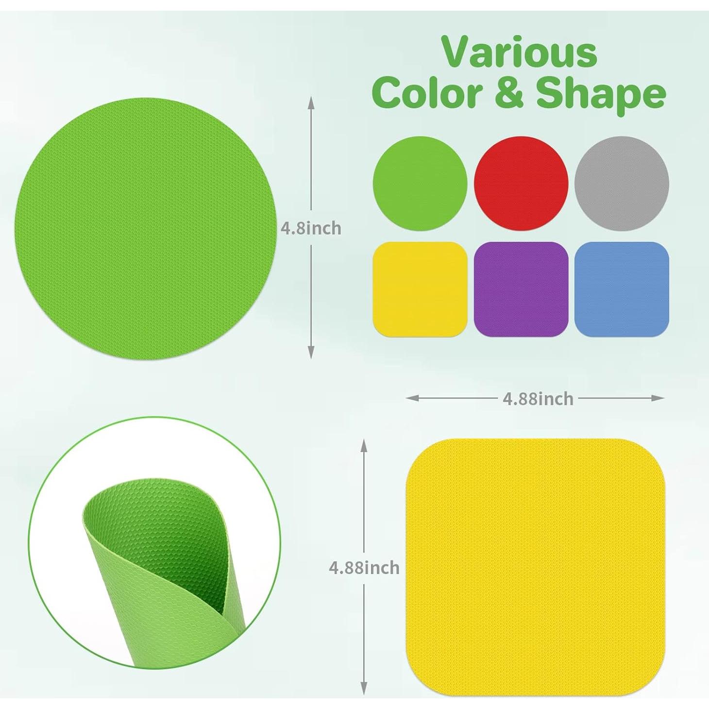 6 Almohadillas de Agarre Antideslizantes Leezmark para Tarros