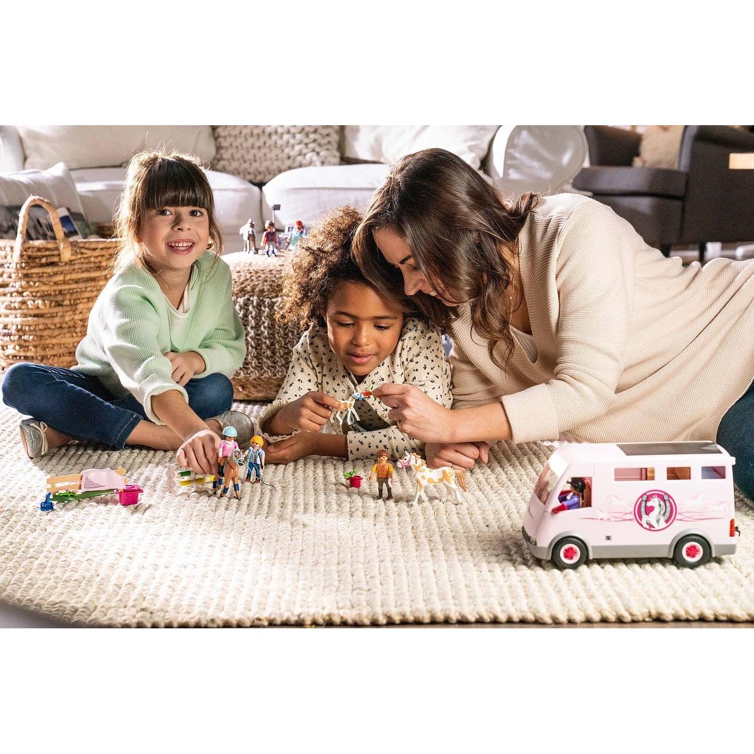 Lecciones de Montar Playmobil 71242 - Set de Caballo y Accesorios