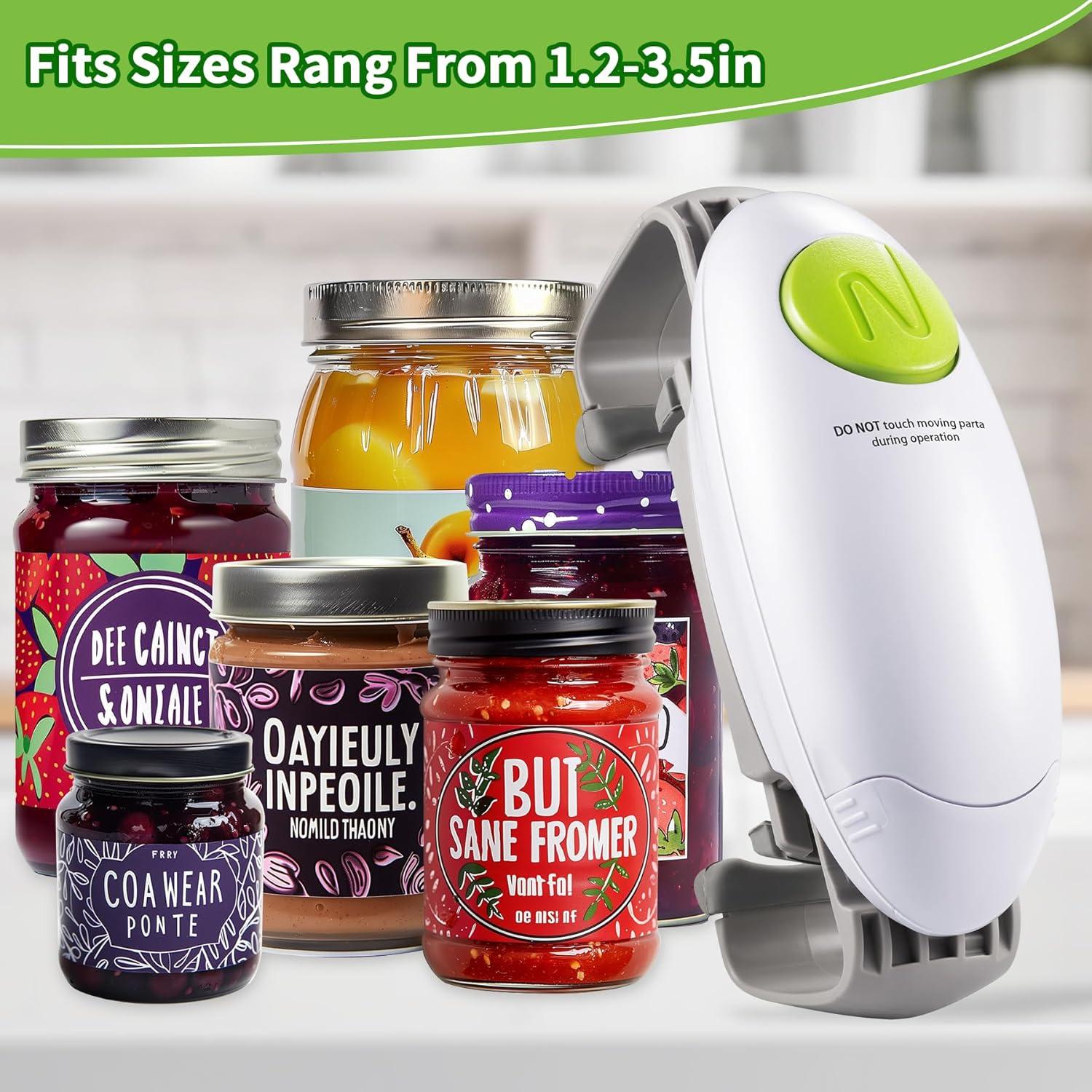 Abrebotellas Eléctrico Gorunning Automático para Tarros 20,93 cm