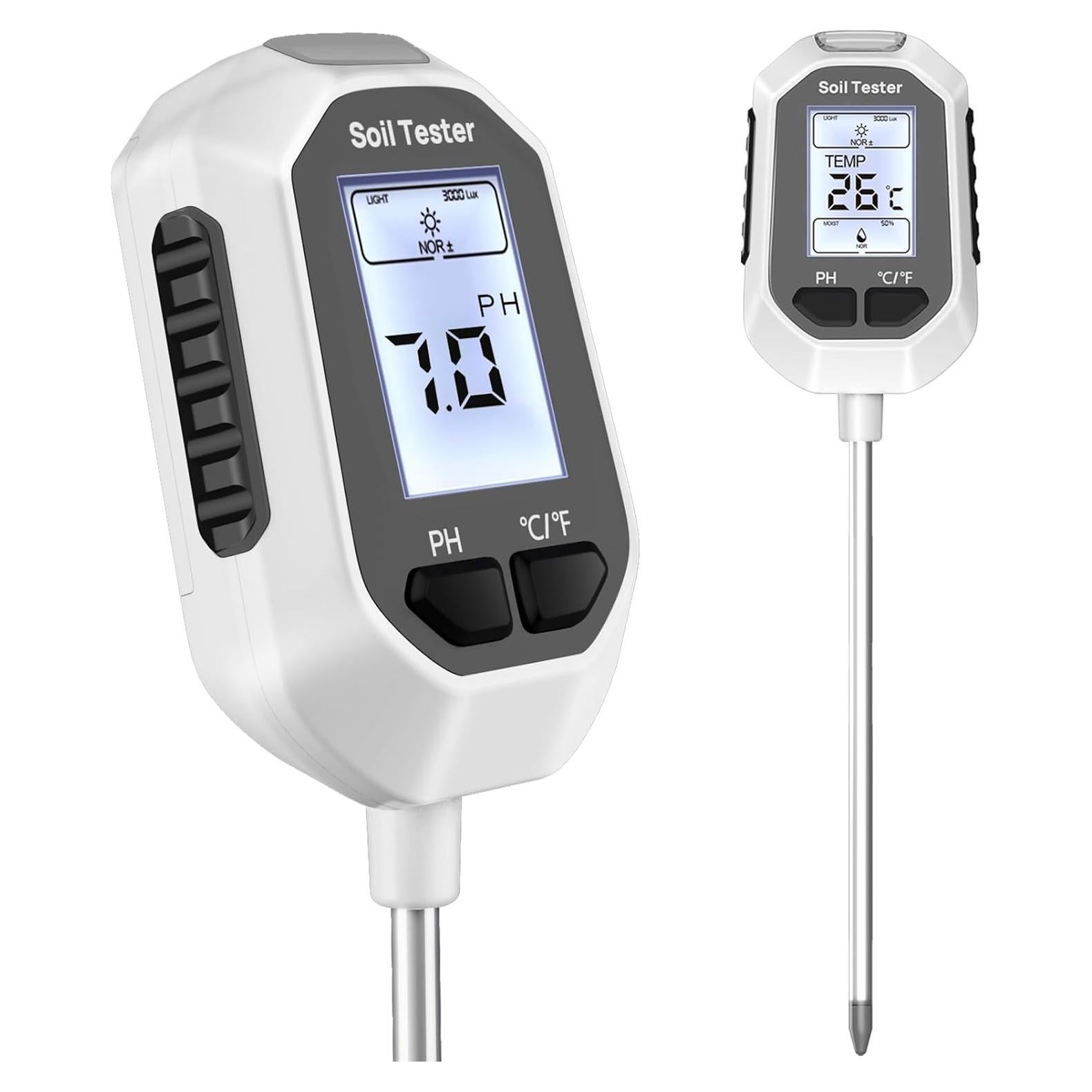 Medidor de humedad del suelo 4 en 1 Cytentech CTY LCD