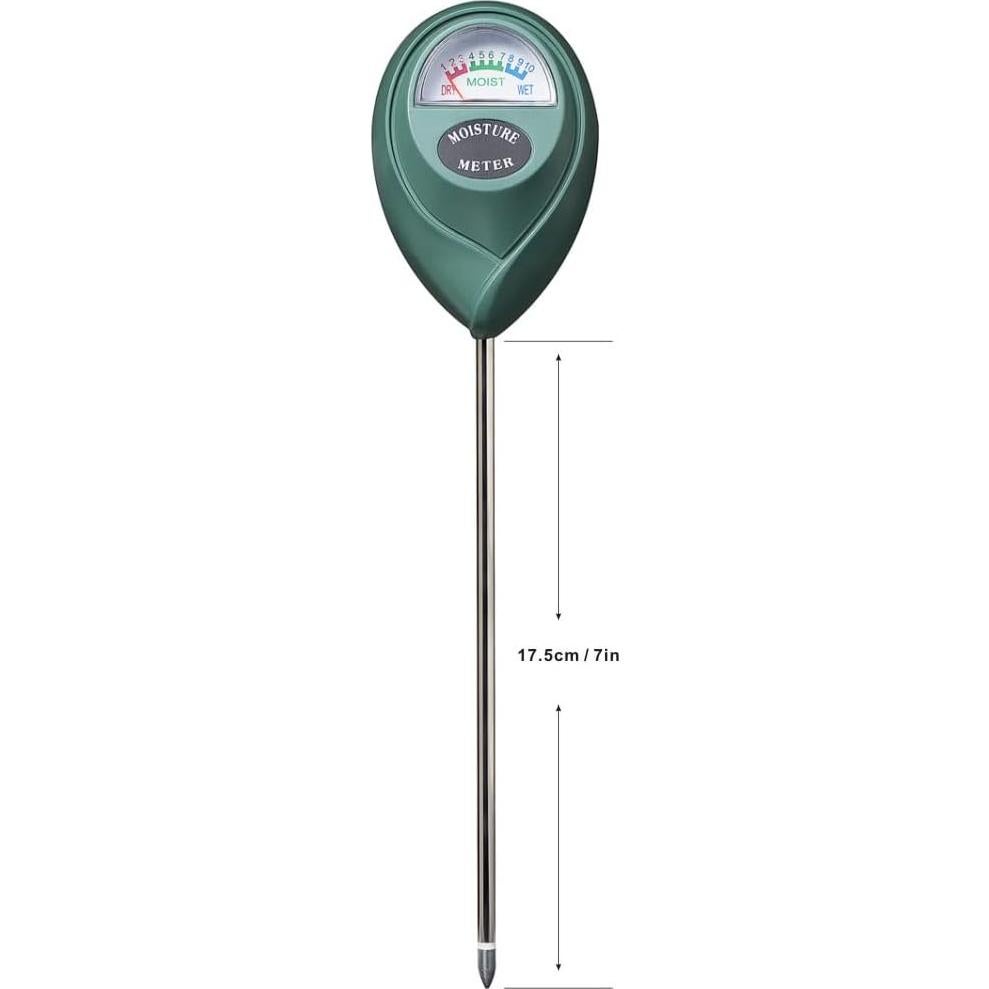 Medidor de Humedad del Suelo XLUX T10, 26 cm, Sin Baterías