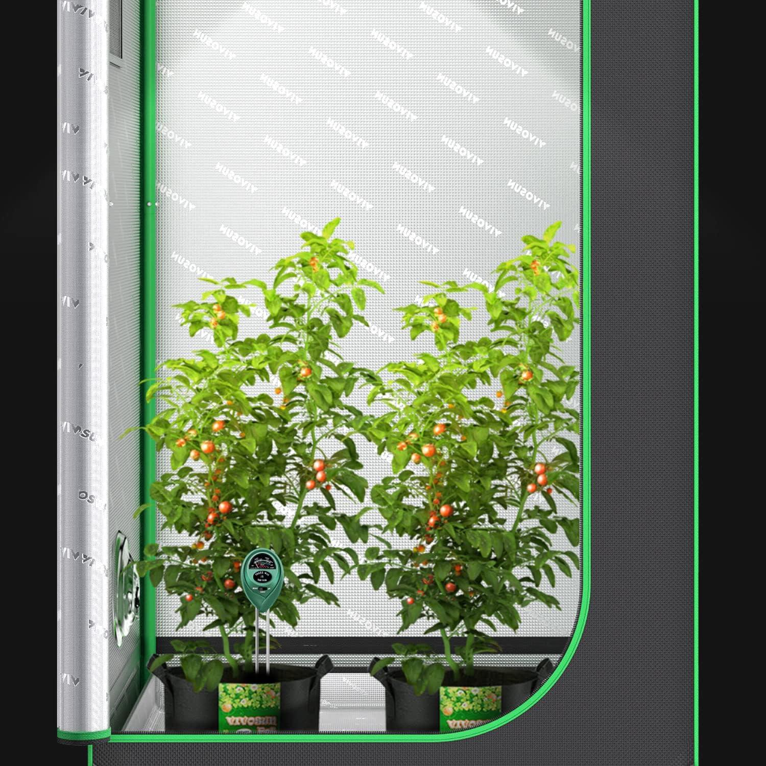 Medidor de Suelo 3-en-1 VIVOSUN - Humedad, Luz y pH