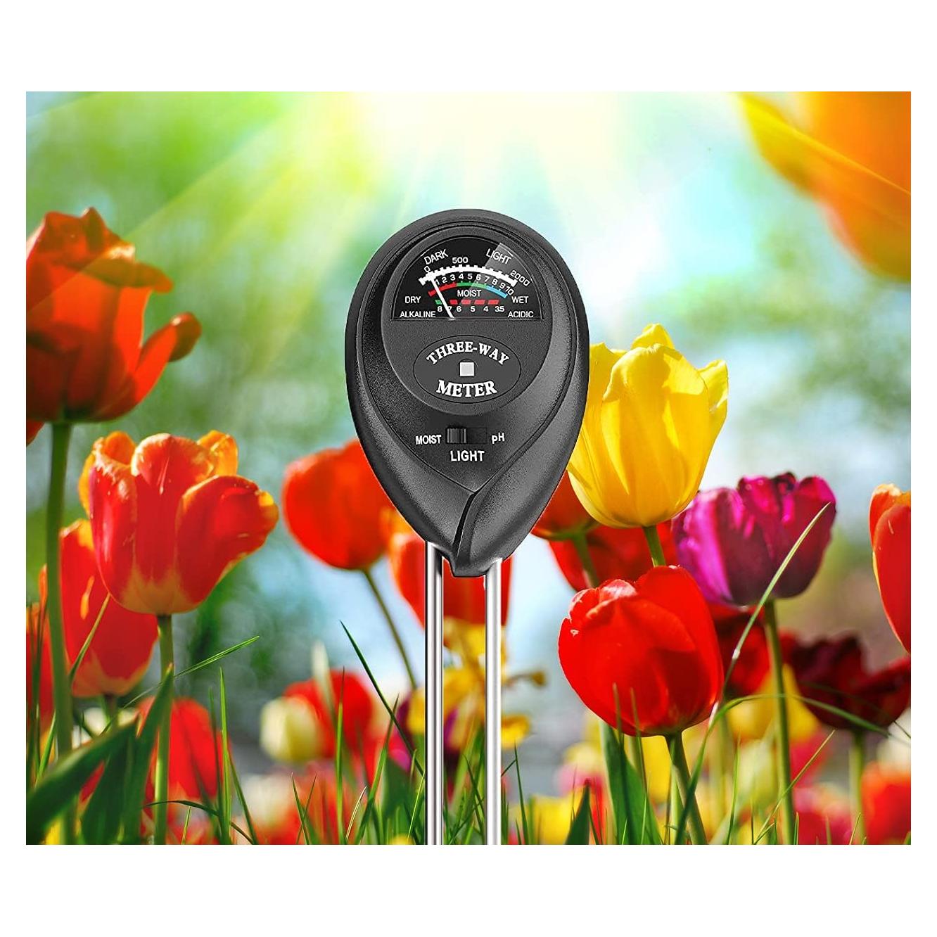 Medidor de Suelo 3 en 1 CHICIRIS para Jardinería y Agricultura