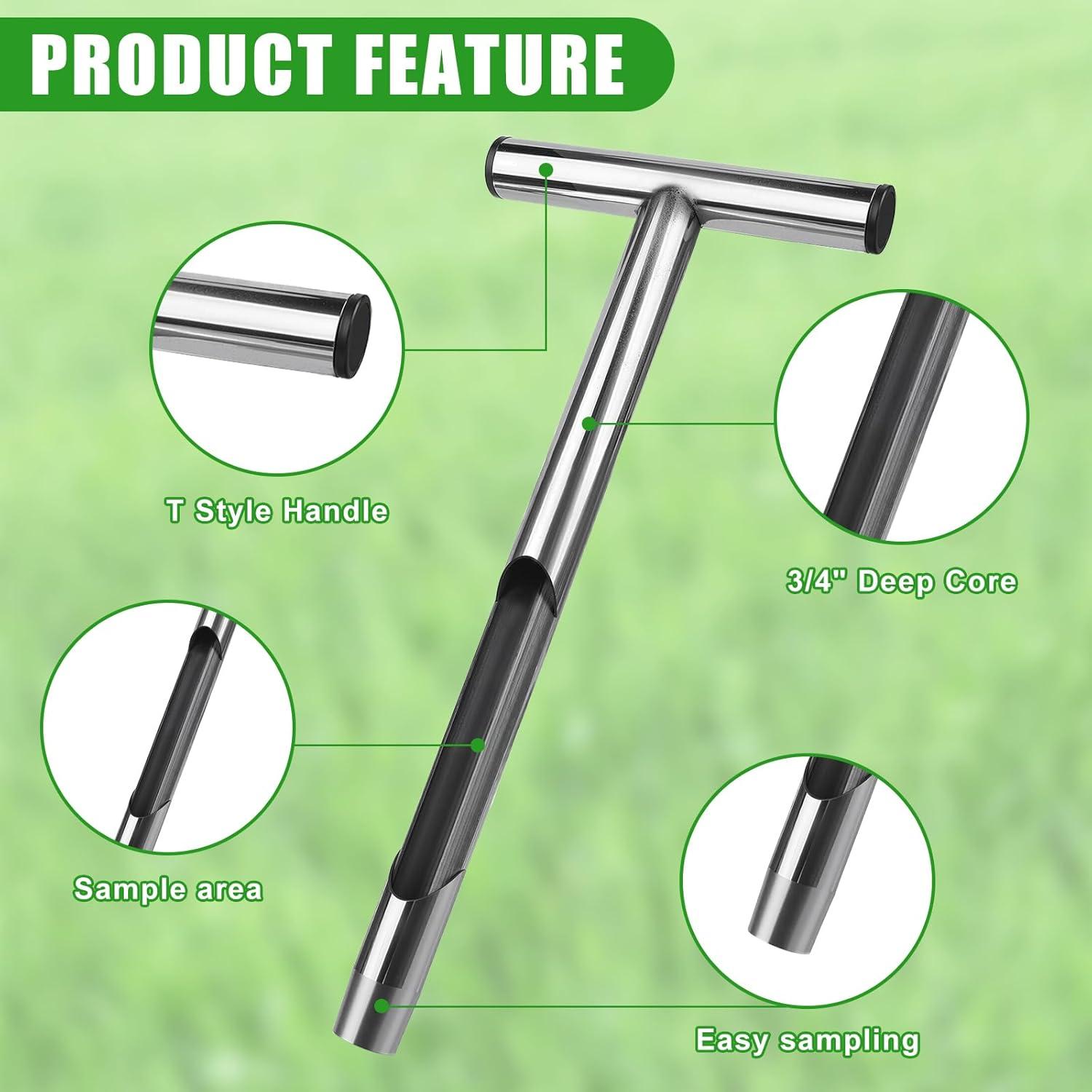 Sonda de Suelo 34.29 cm Acero Inoxidable Sumalon con 2 Bolsas