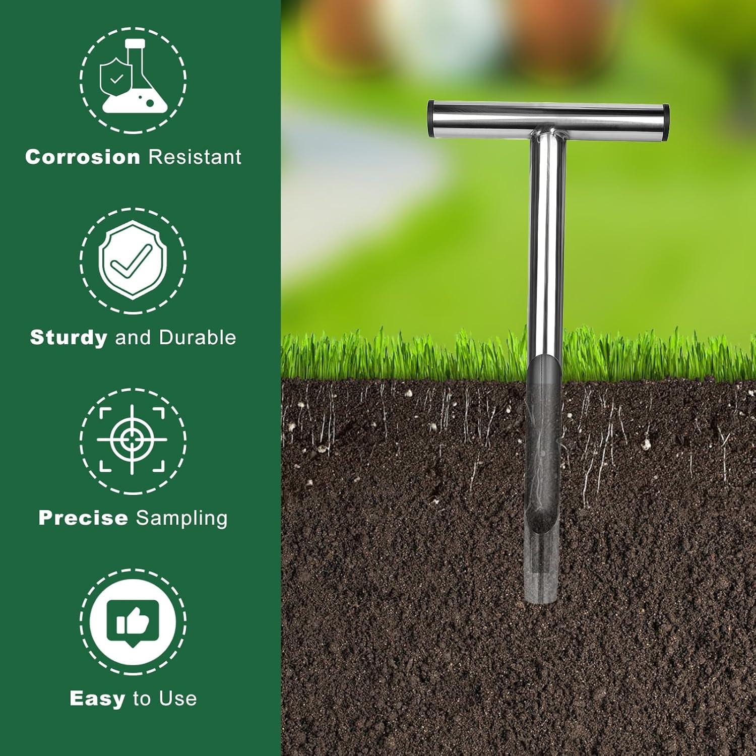 Sonda de Suelo 34.29 cm Acero Inoxidable Sumalon con 2 Bolsas