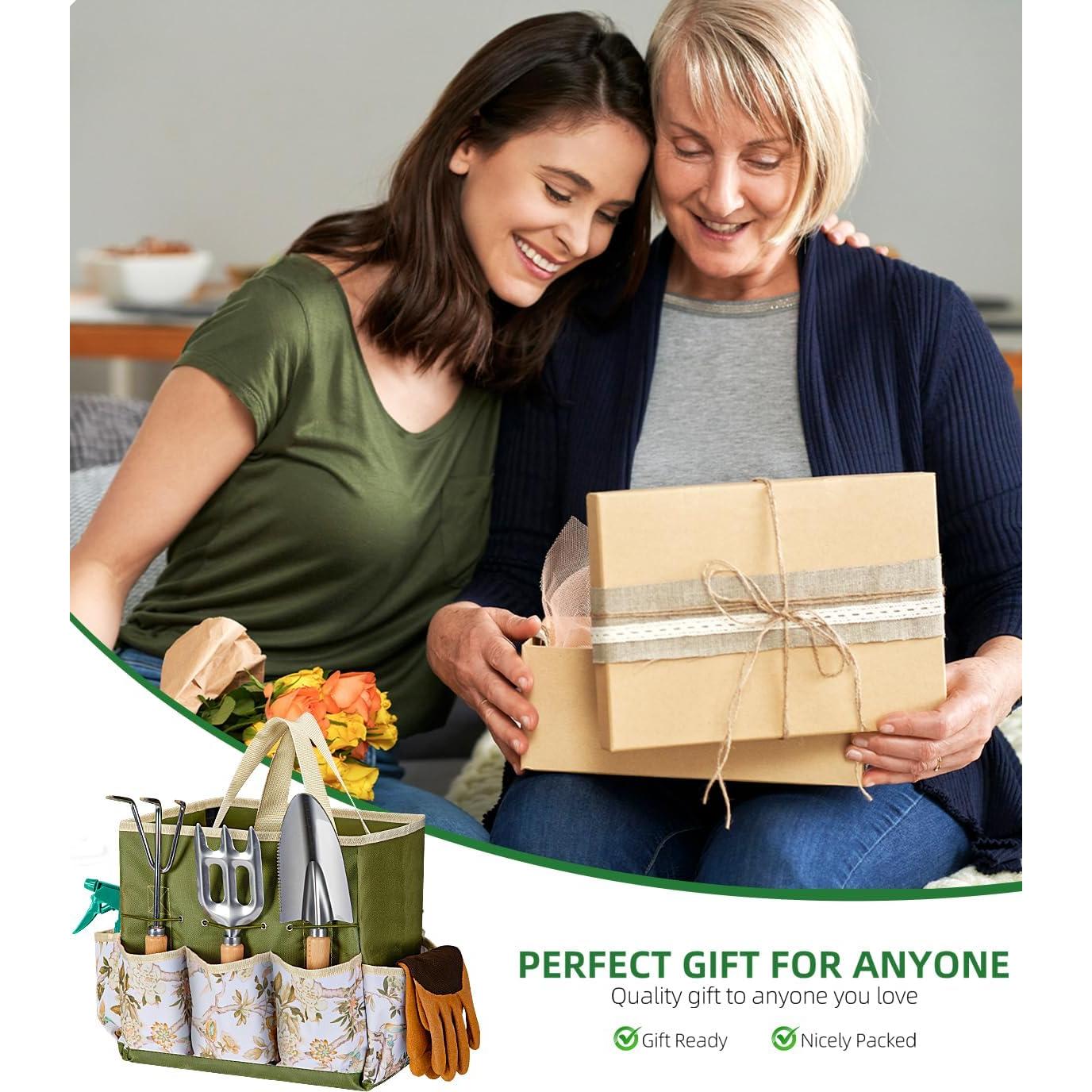 Juego de Herramientas de Jardinería A-Digital 9 Piezas Verde