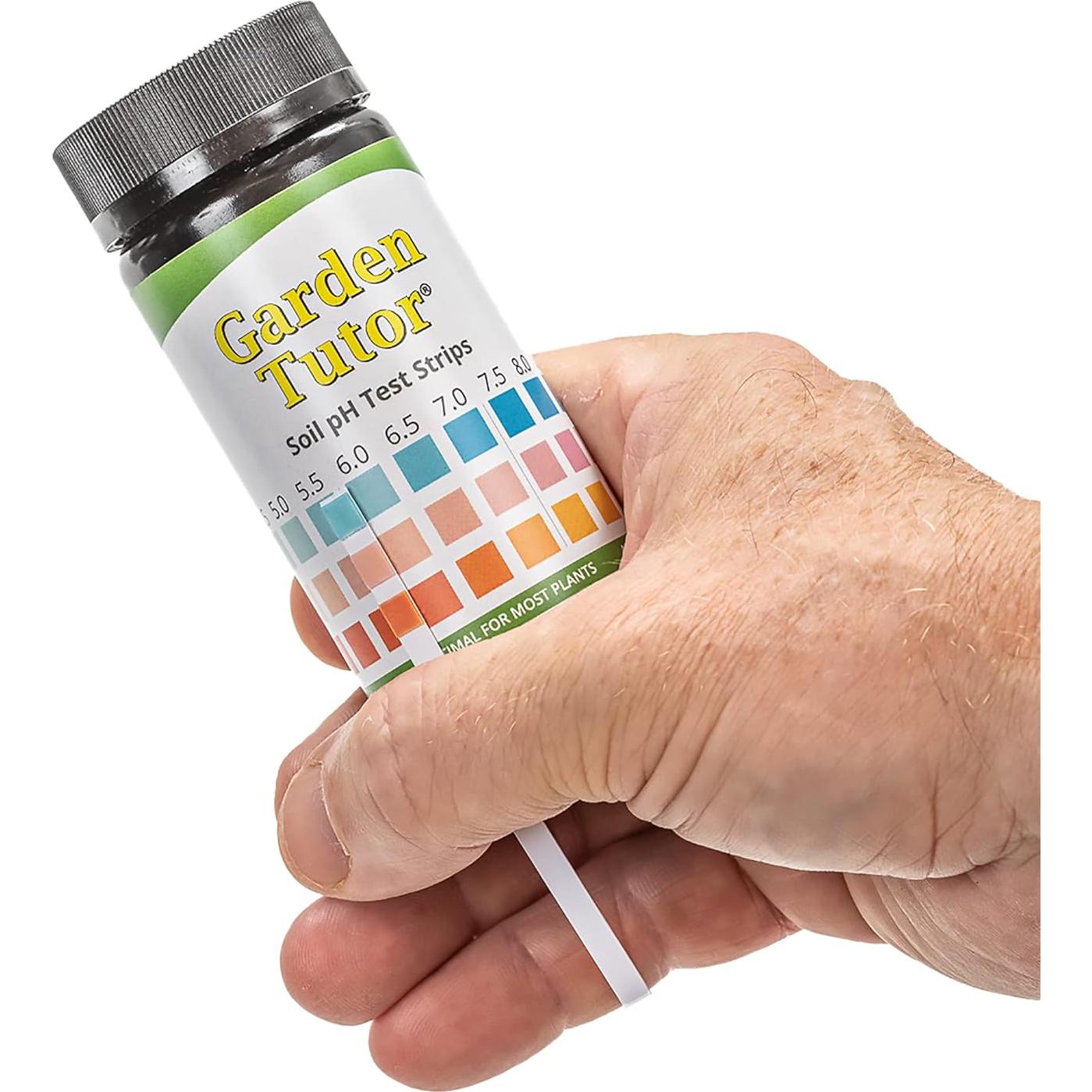 Kit de Prueba de pH del Suelo Garden Tutor - 100 Tiras