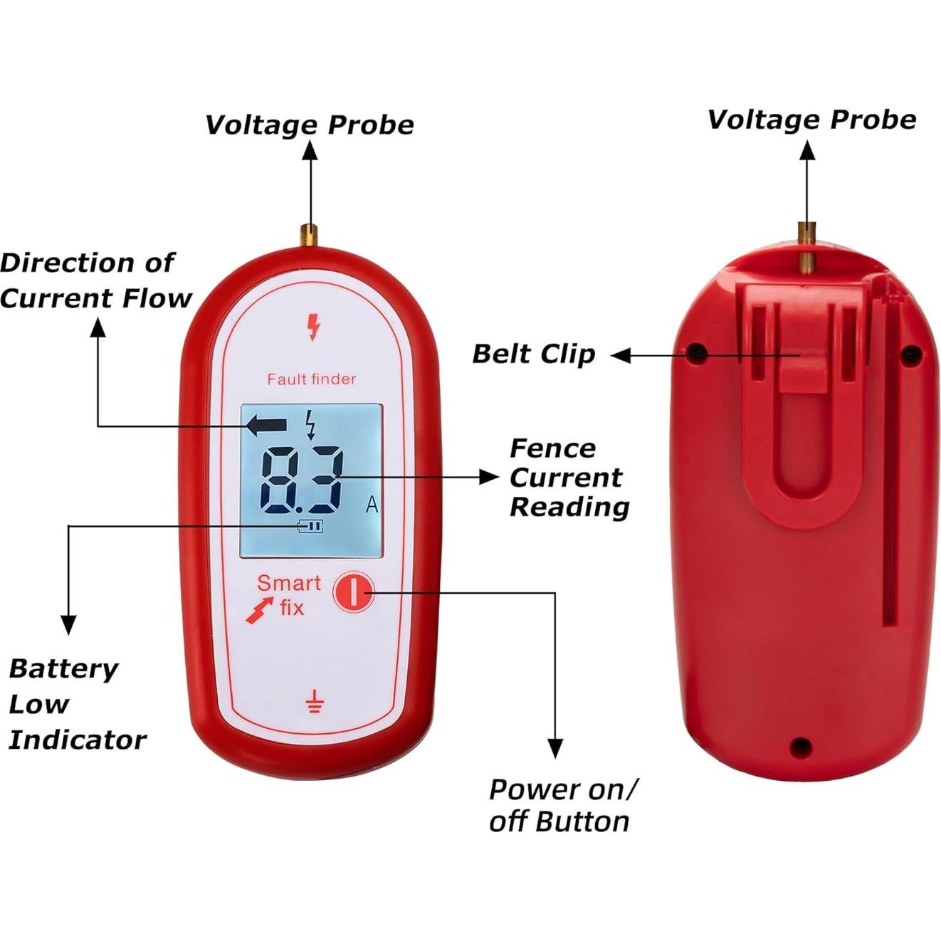 Probador de Voltaje de Cerca Eléctrica Doraami 200-15000V