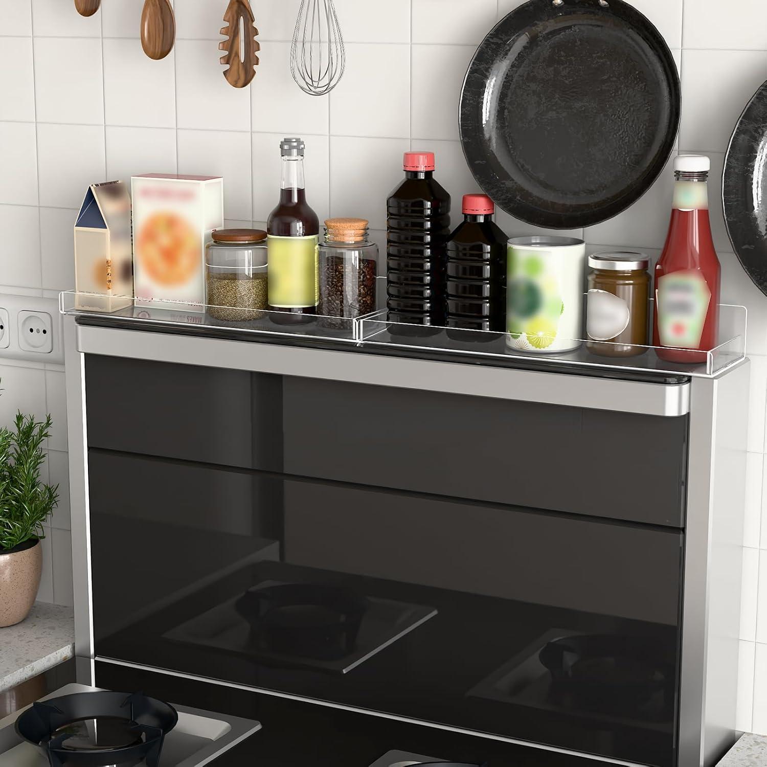 Estante de Acrílico Zisoue 76,2 cm para Cocina Organizador