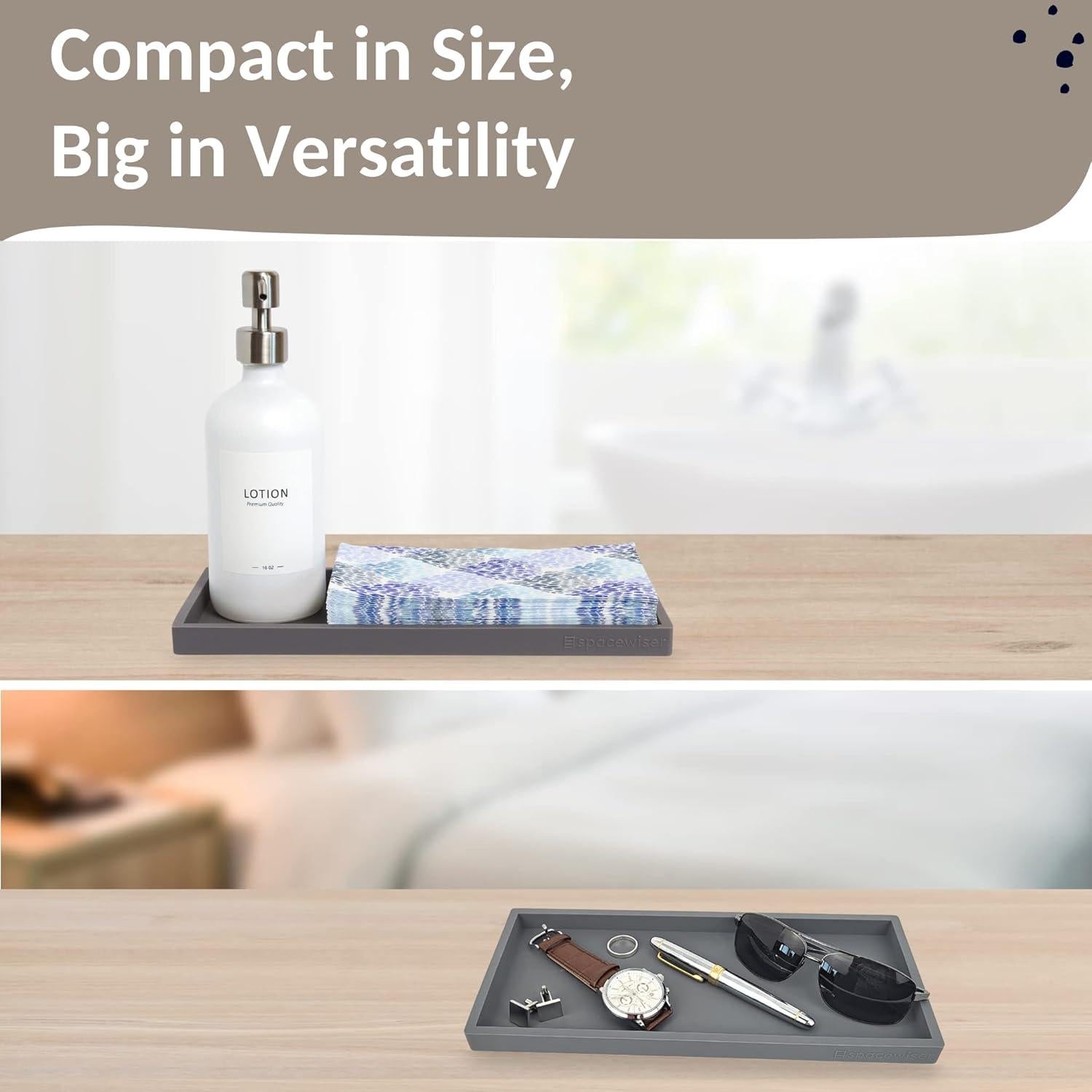 Bandeja de Silicona Spacewiser 29,72 cm Gris Moderno