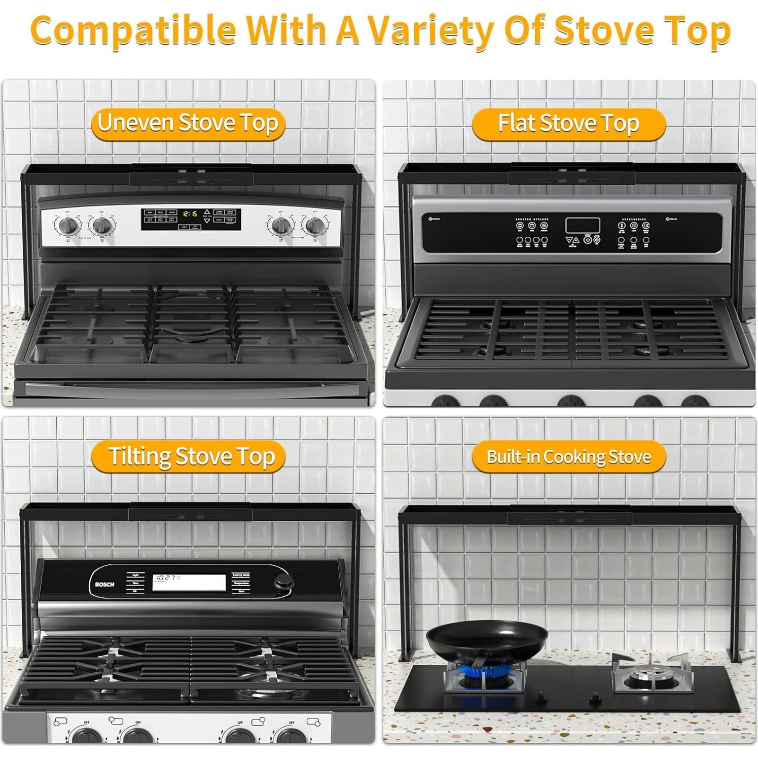 Estante para Especias ZDDLOINP Ajustable 4 Niveles Negro