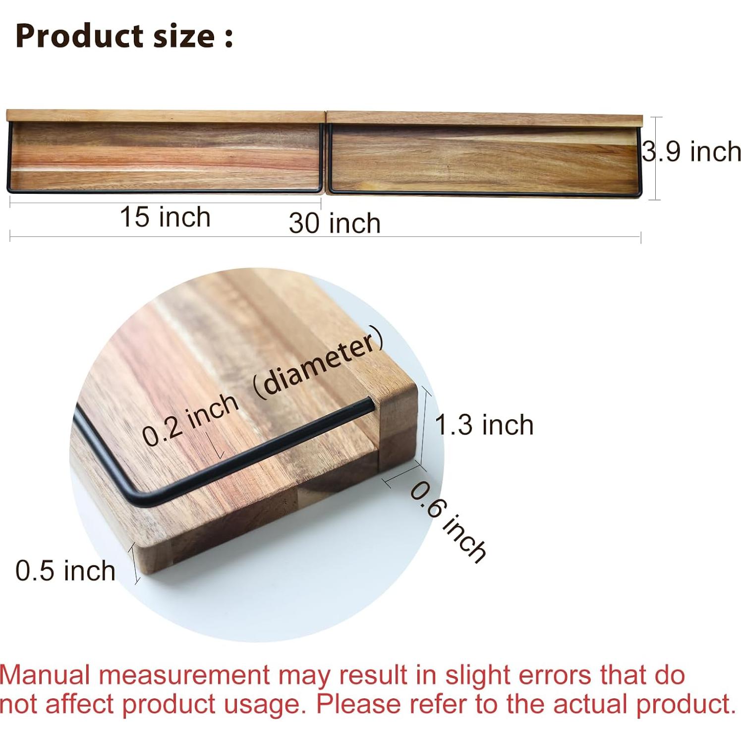 Estante Magnético de Cocina LFILONRO 2 Piezas 38,1 cm