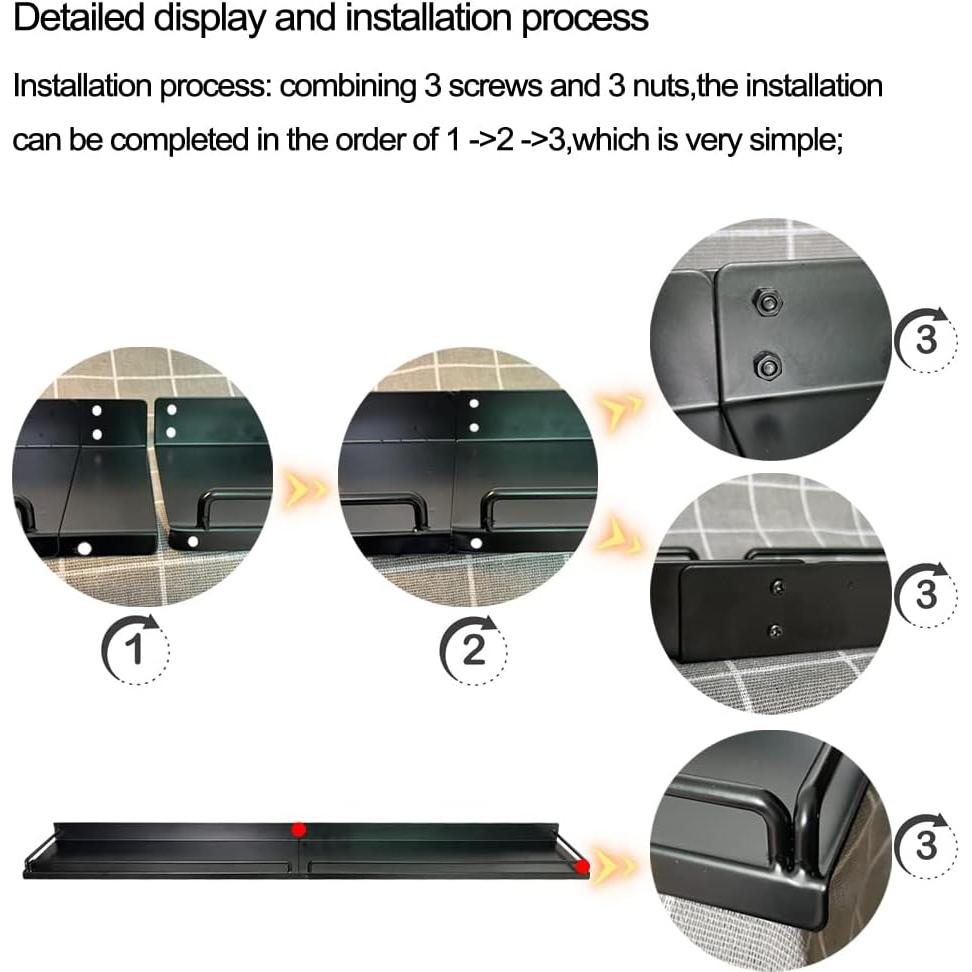 Estante de Cocina MouJeHom 76,2 cm Acero Inoxidable Negro