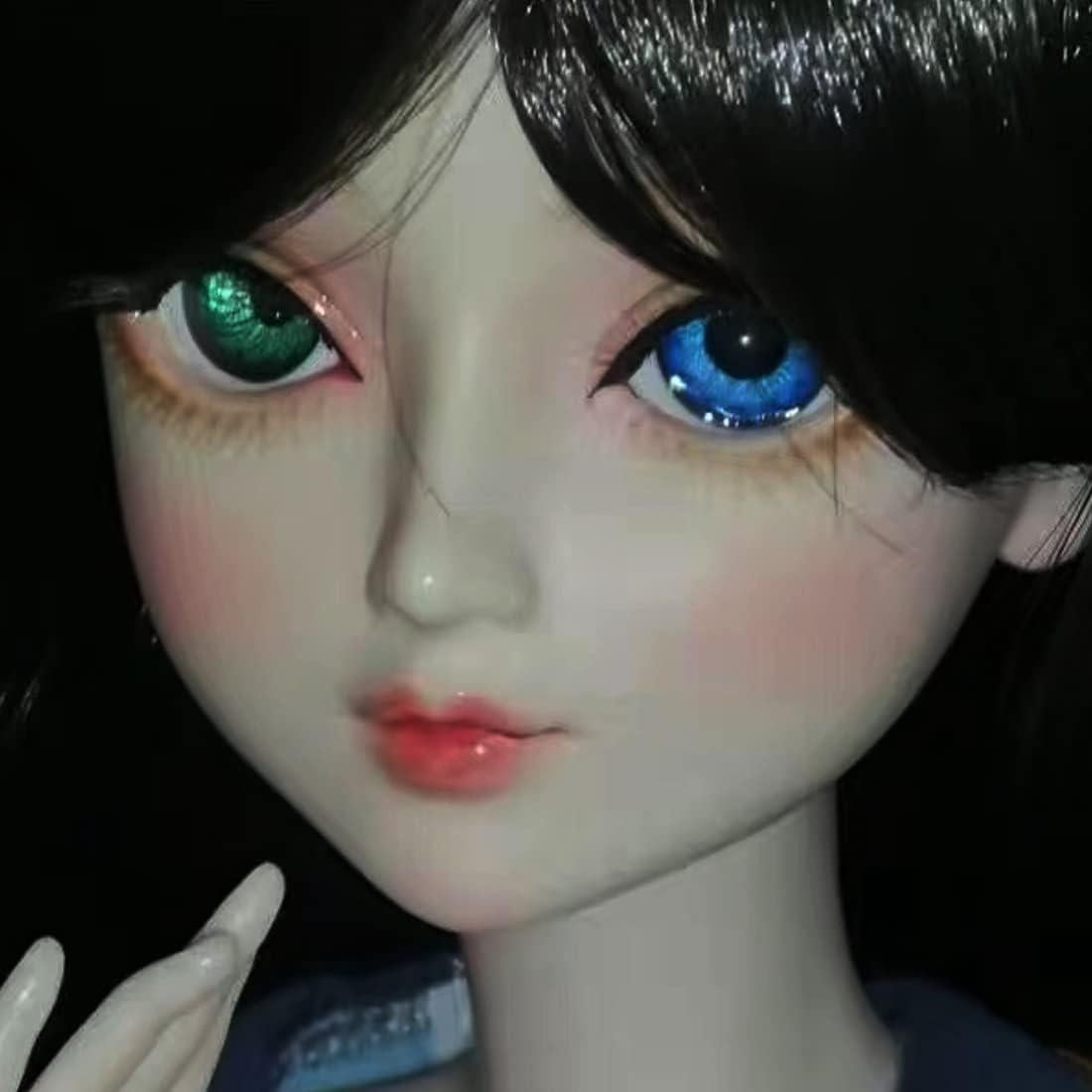 Ojos Acrílicos Jashem 22mm 8 Pares para Manualidades