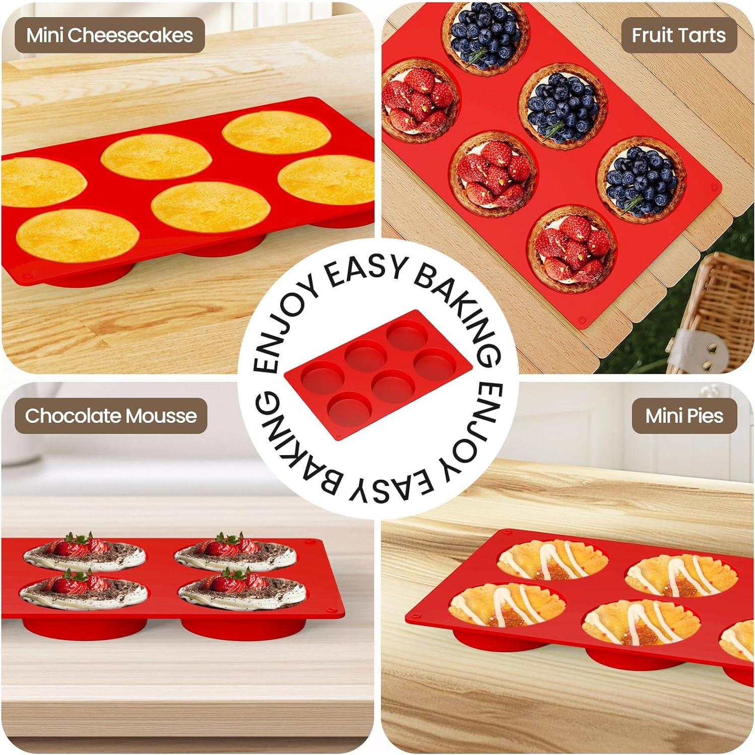 Moldes de Silicona Redfly para Huevos 3" (7,62 cm) 2 Pcs