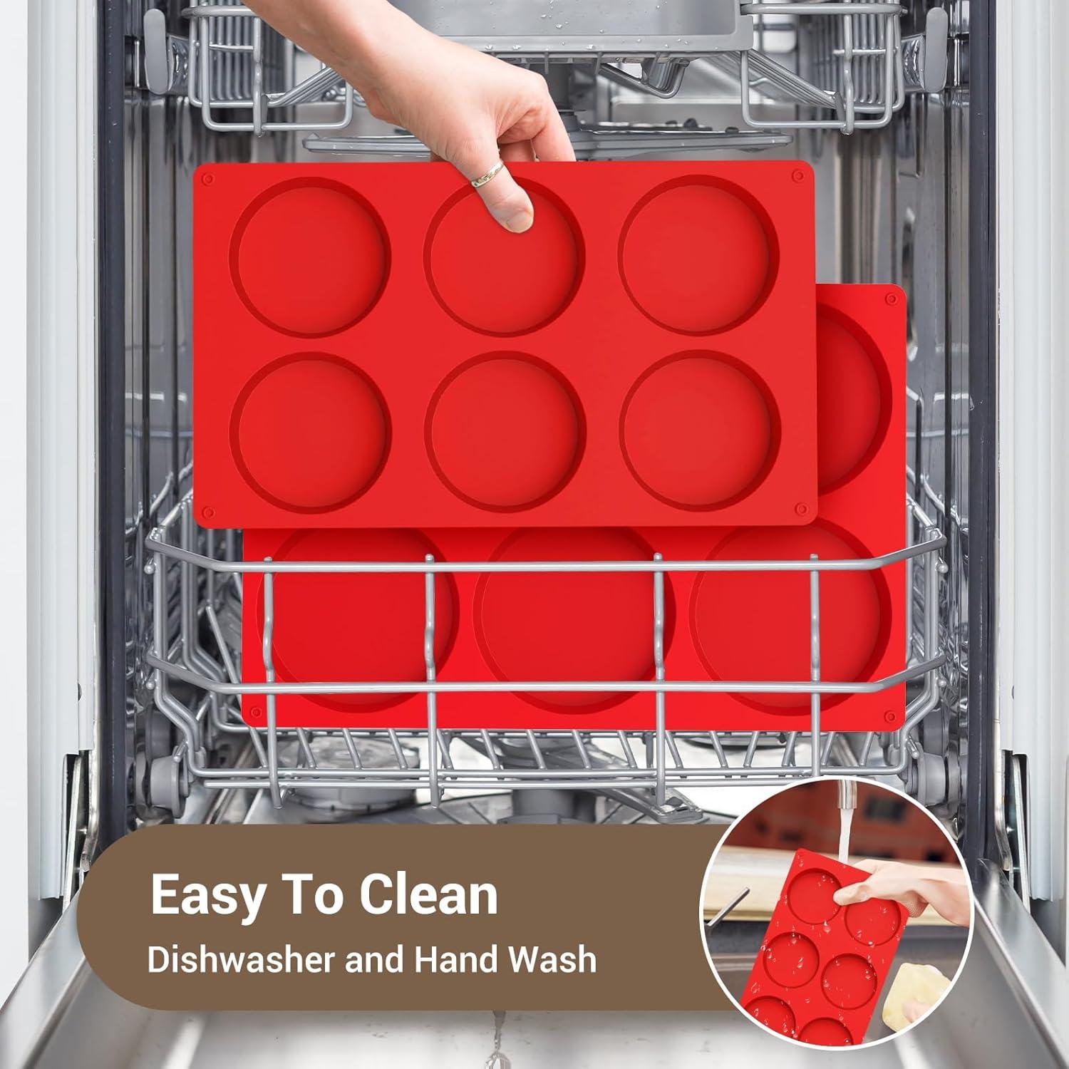 Moldes de Silicona Redfly para Huevos 3" (7,62 cm) 2 Pcs