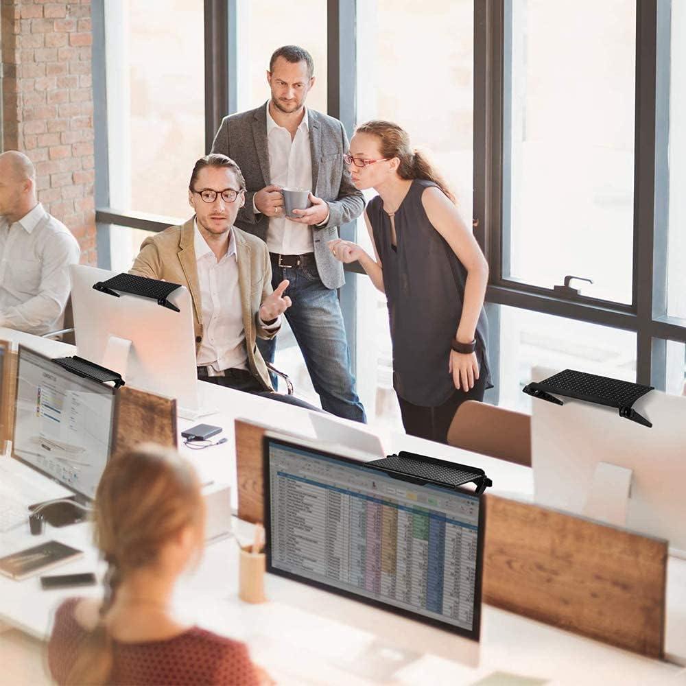 Estante Superior Hniuyun para TV y Monitor 2 Piezas Negro