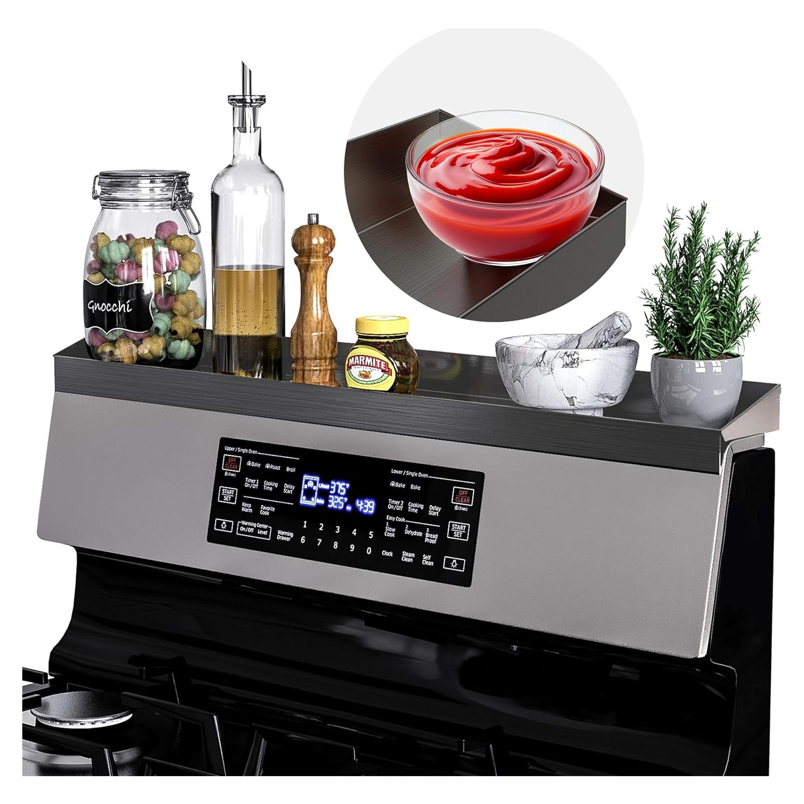 Estante Magnético Mount Walker 76 cm Acero Inoxidable Negro