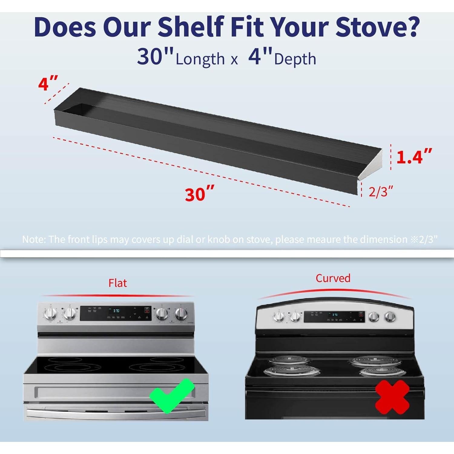 Estante Magnético Mount Walker 76 cm Acero Inoxidable Negro