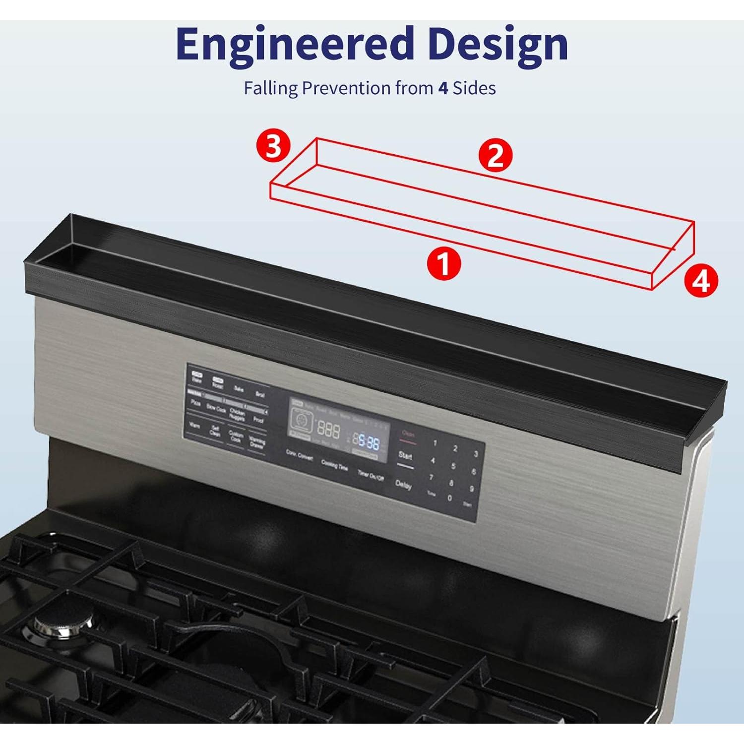 Estante Magnético Mount Walker 76 cm Acero Inoxidable Negro