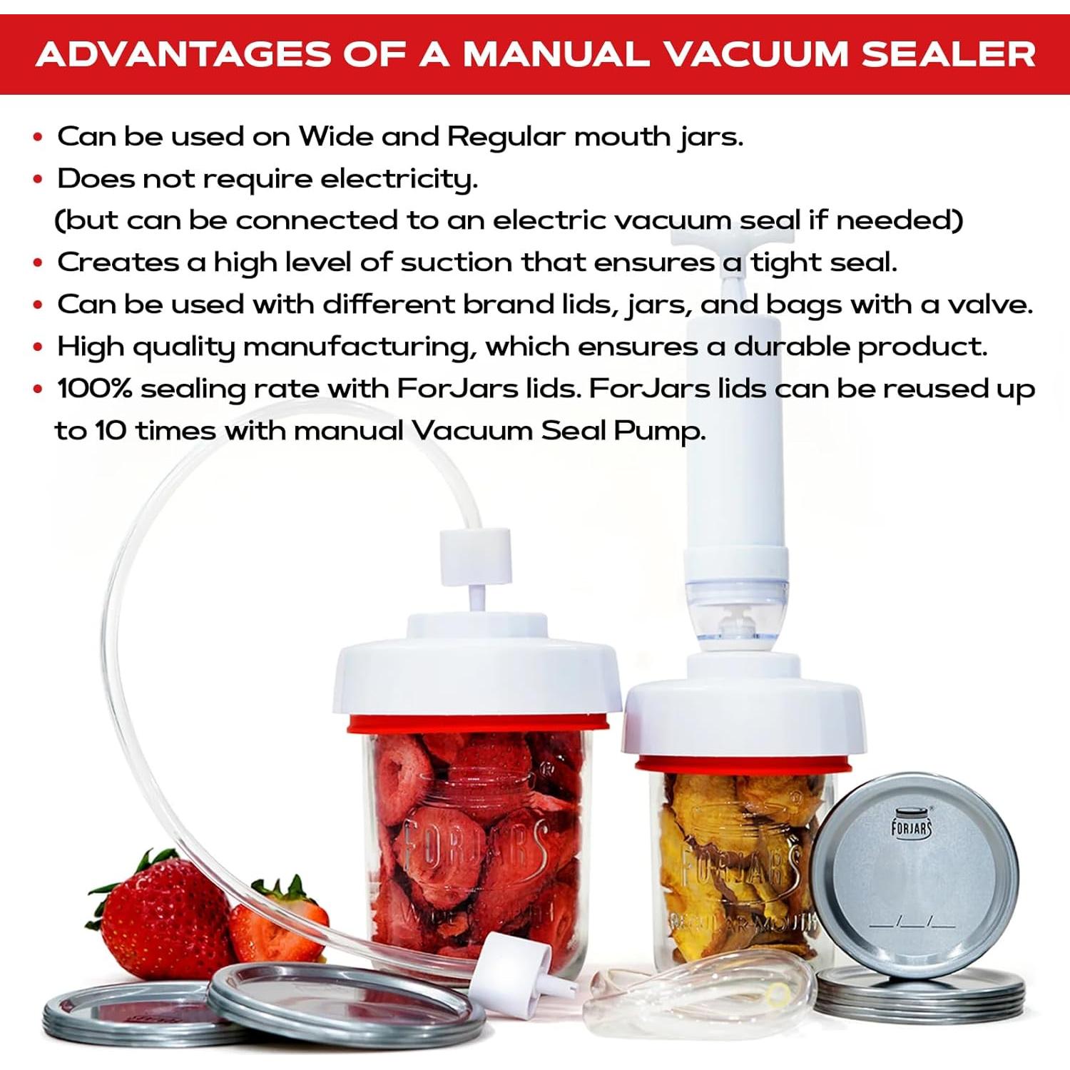 Sellador al Vacío FORJARS FJ-VC para Tarros de Conserva