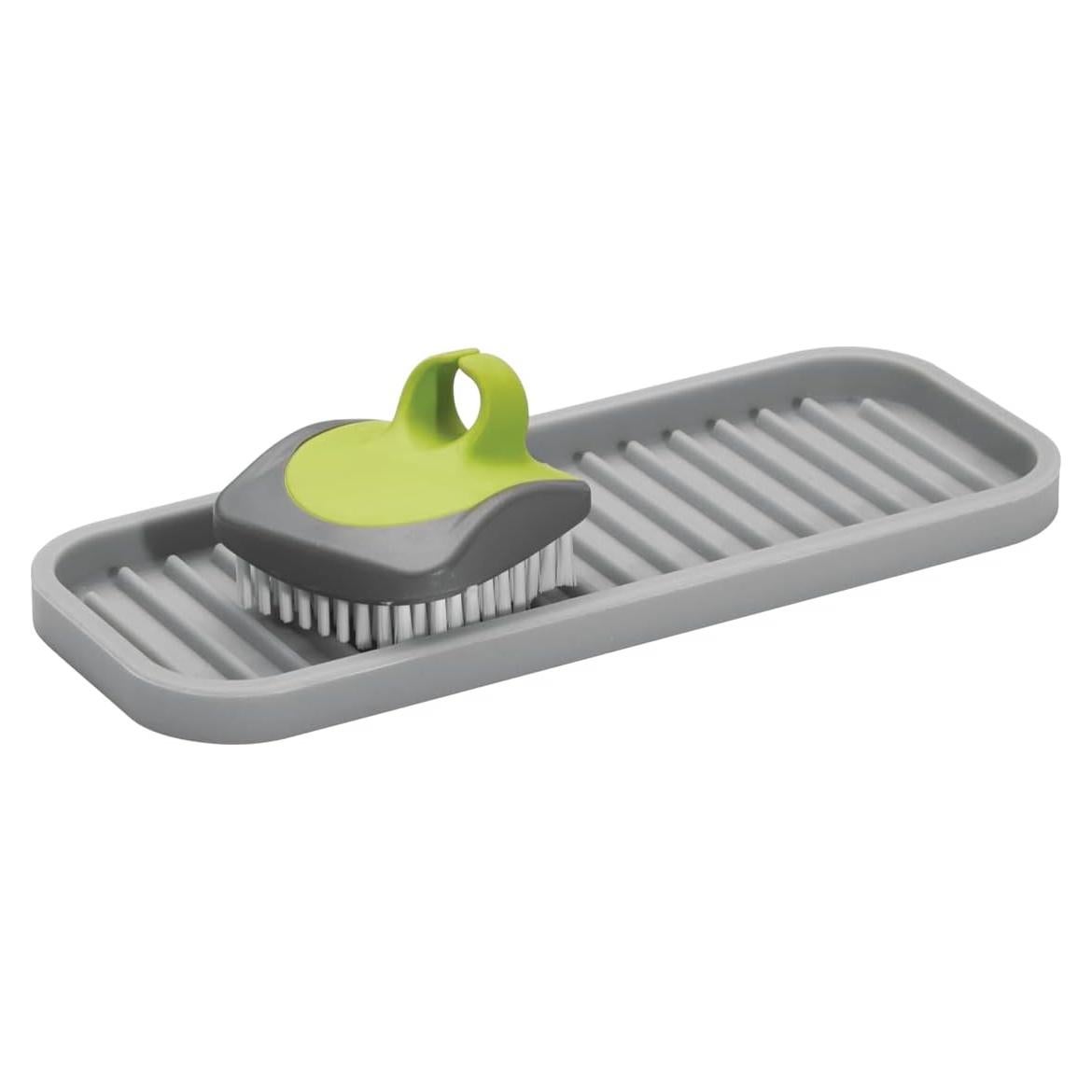Bandeja de Fregadero Silicona iDesign 63883 Gris 22.86x8.89cm