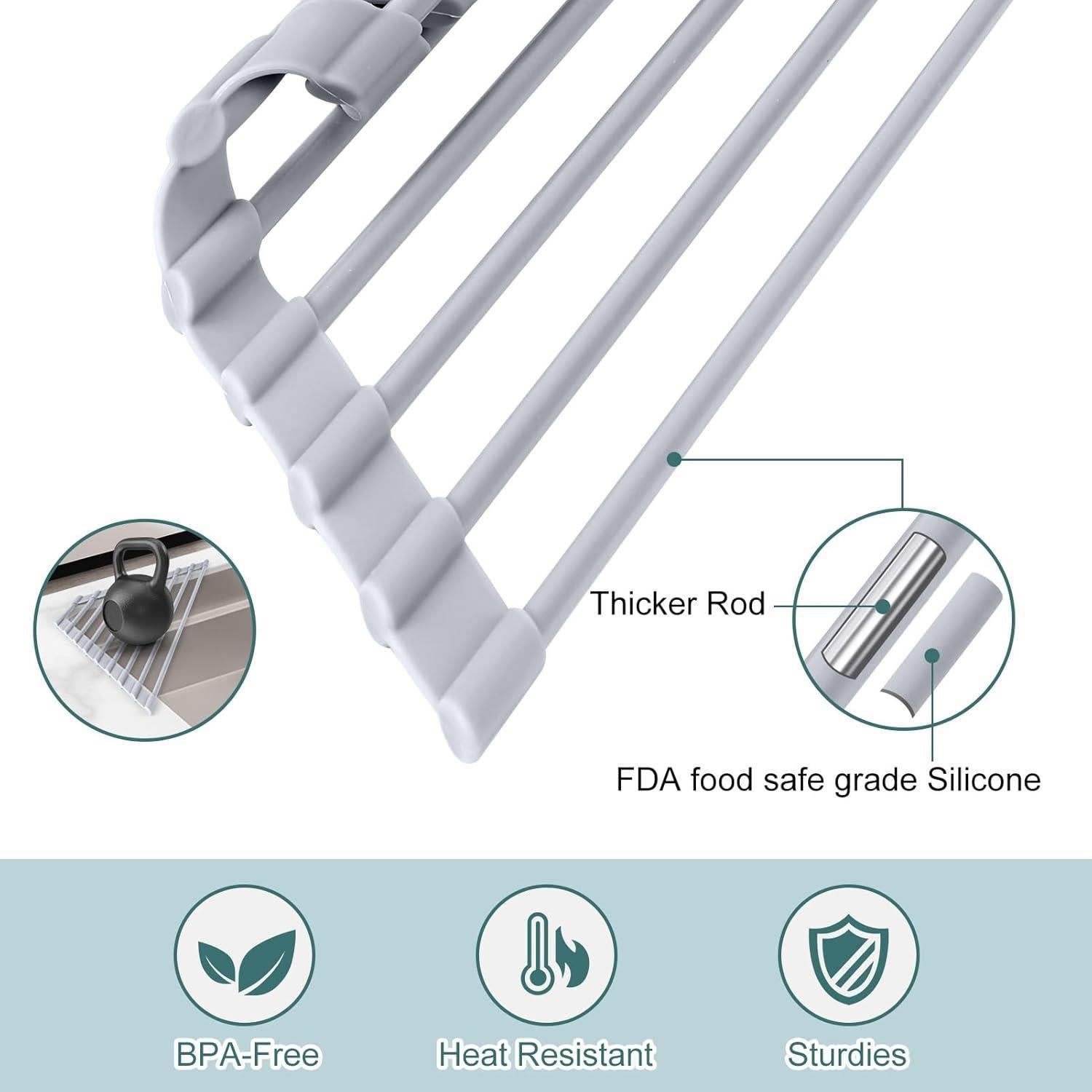 MERRYBOX Soporte Plegable para Secar Platos Triangular 0.24kg