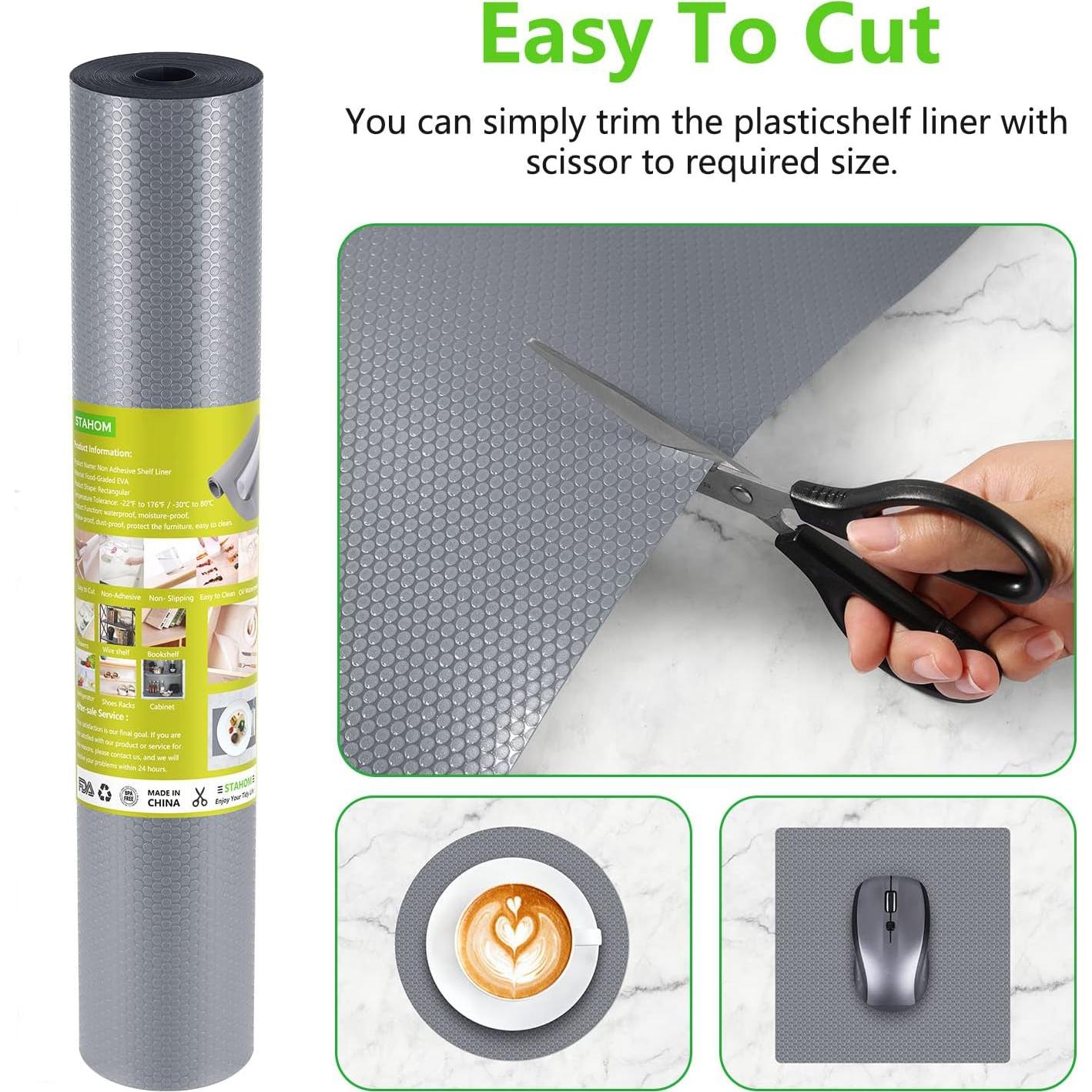 Forro de estantería StaHom 60x100 cm antideslizante gris