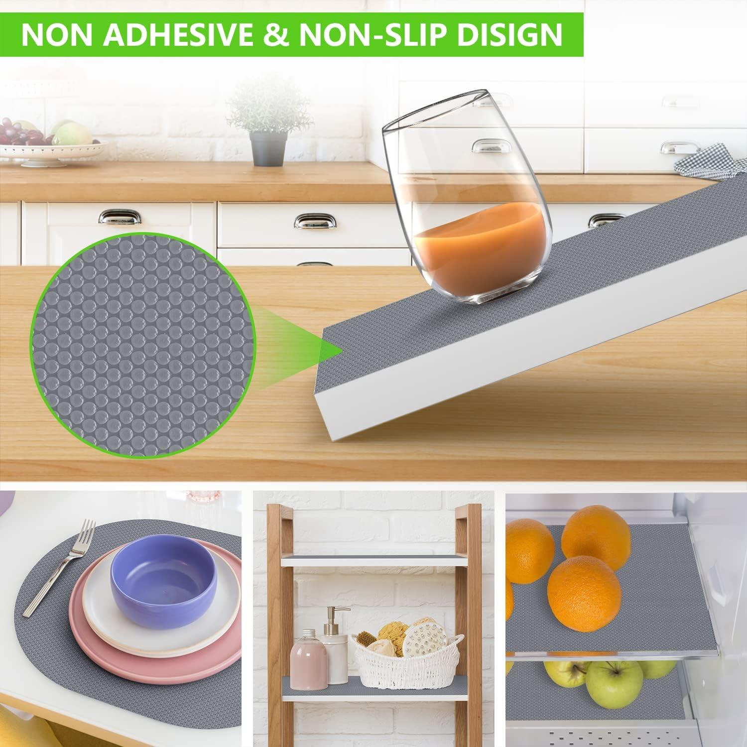 Forro de estantería StaHom 60x100 cm antideslizante gris