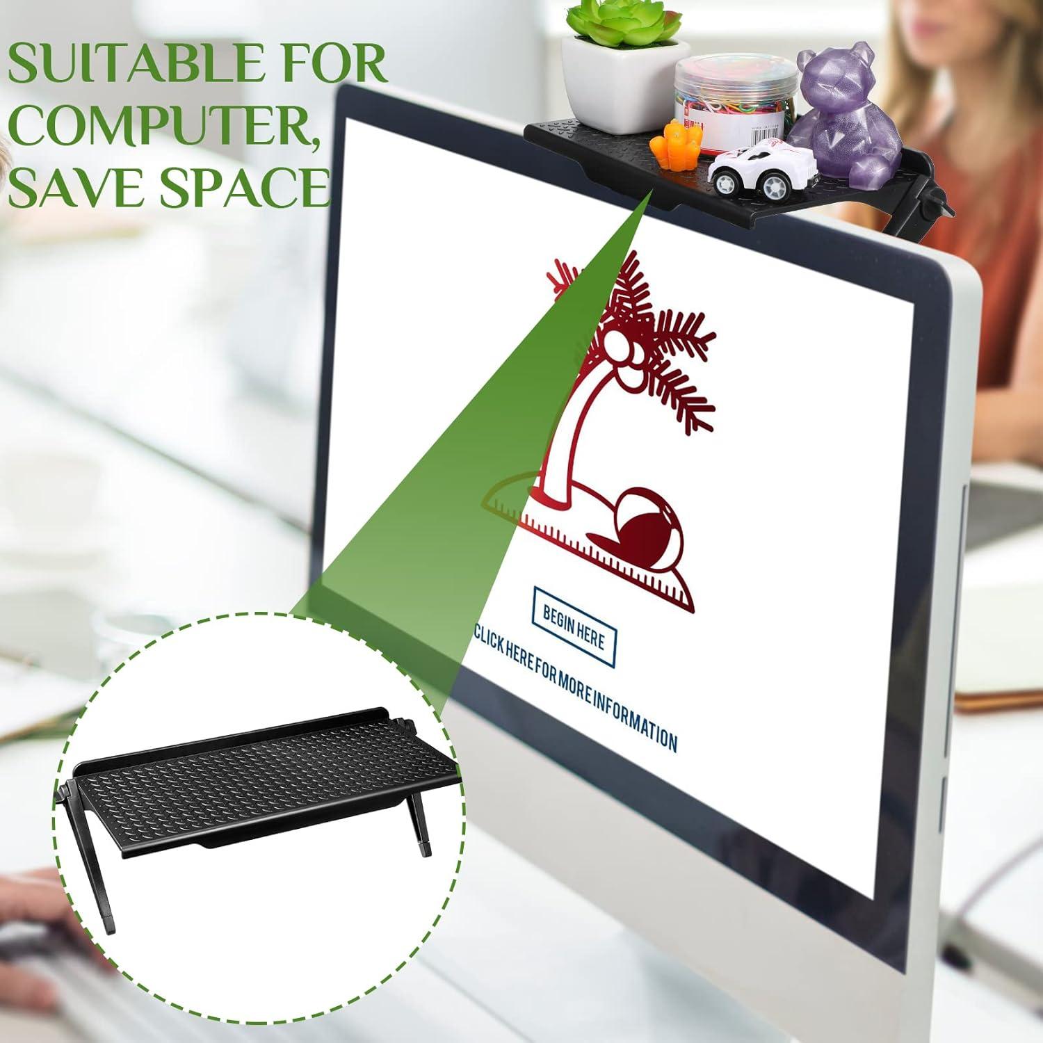 Estante Superior Ajustable Hoteam 6 Piezas Negro 300x115mm