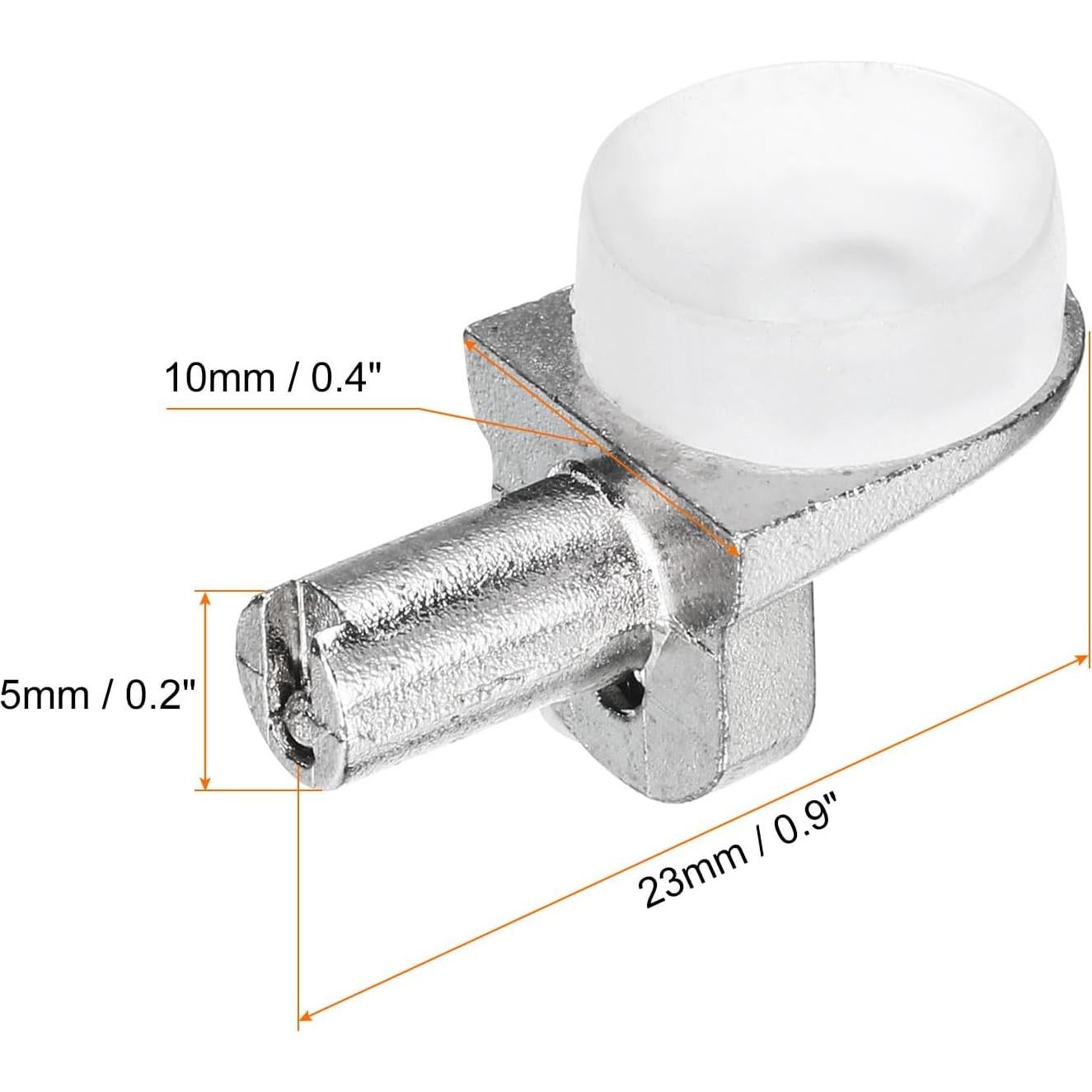 Soportes de Estante Ajustables HARFINGTON 30pcs 5mm Zinc