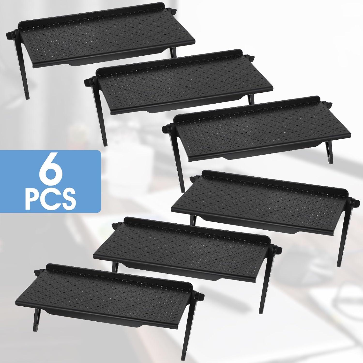 Estante Superior de Monitor wutfuooo 6 Piezas Ajustable Negro