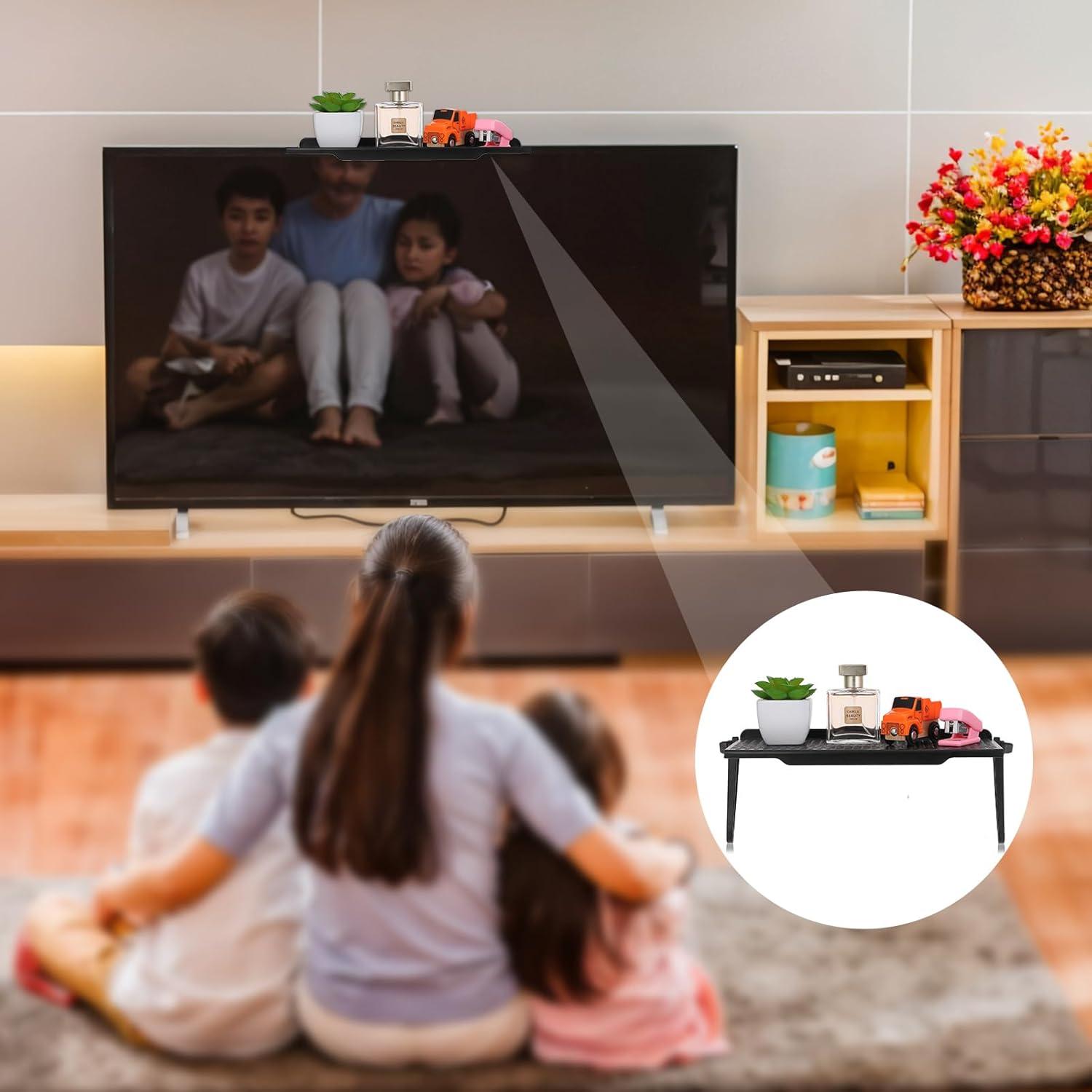 Estante Superior de Monitor wutfuooo 6 Piezas Ajustable Negro