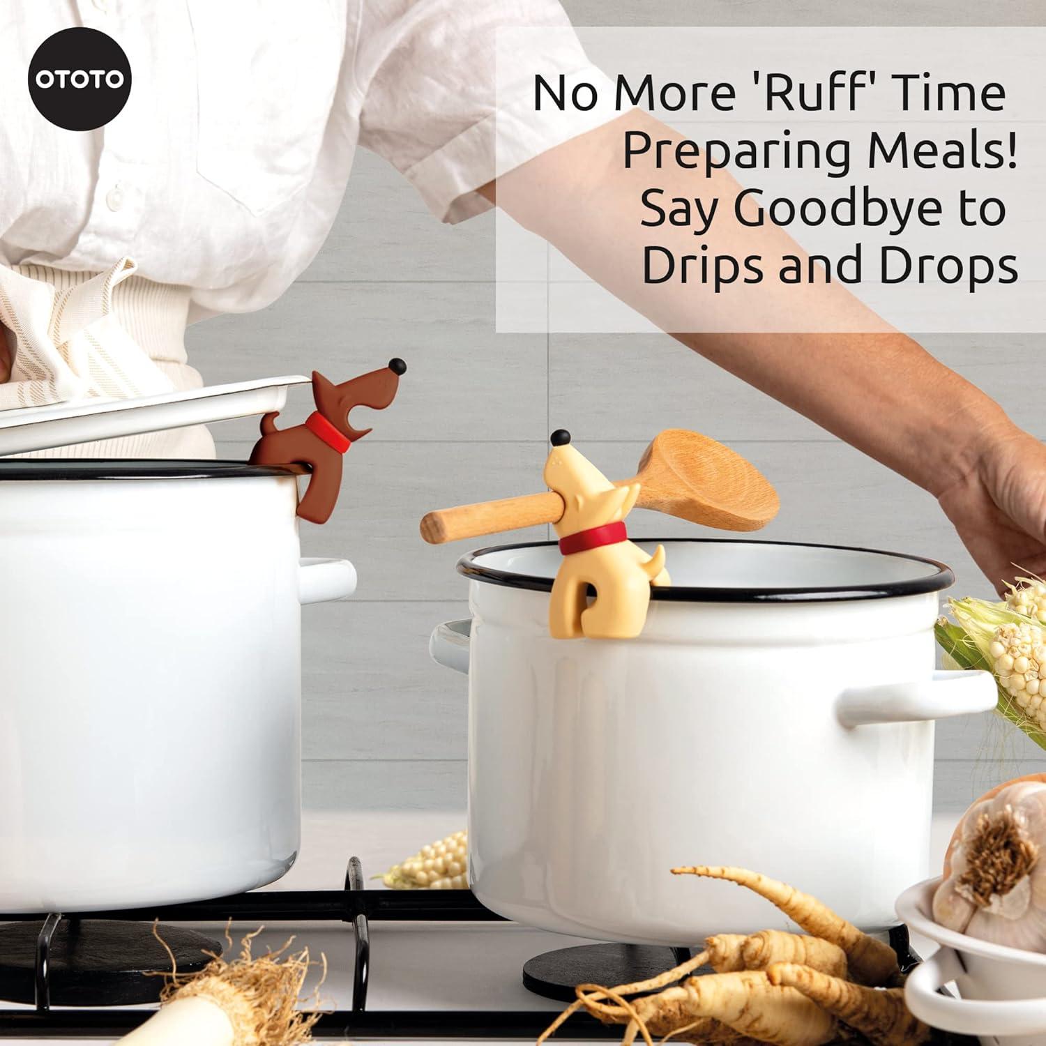 Soporte de Cuchara Divertido OTOTO Mejores Amigos 7,6 cm